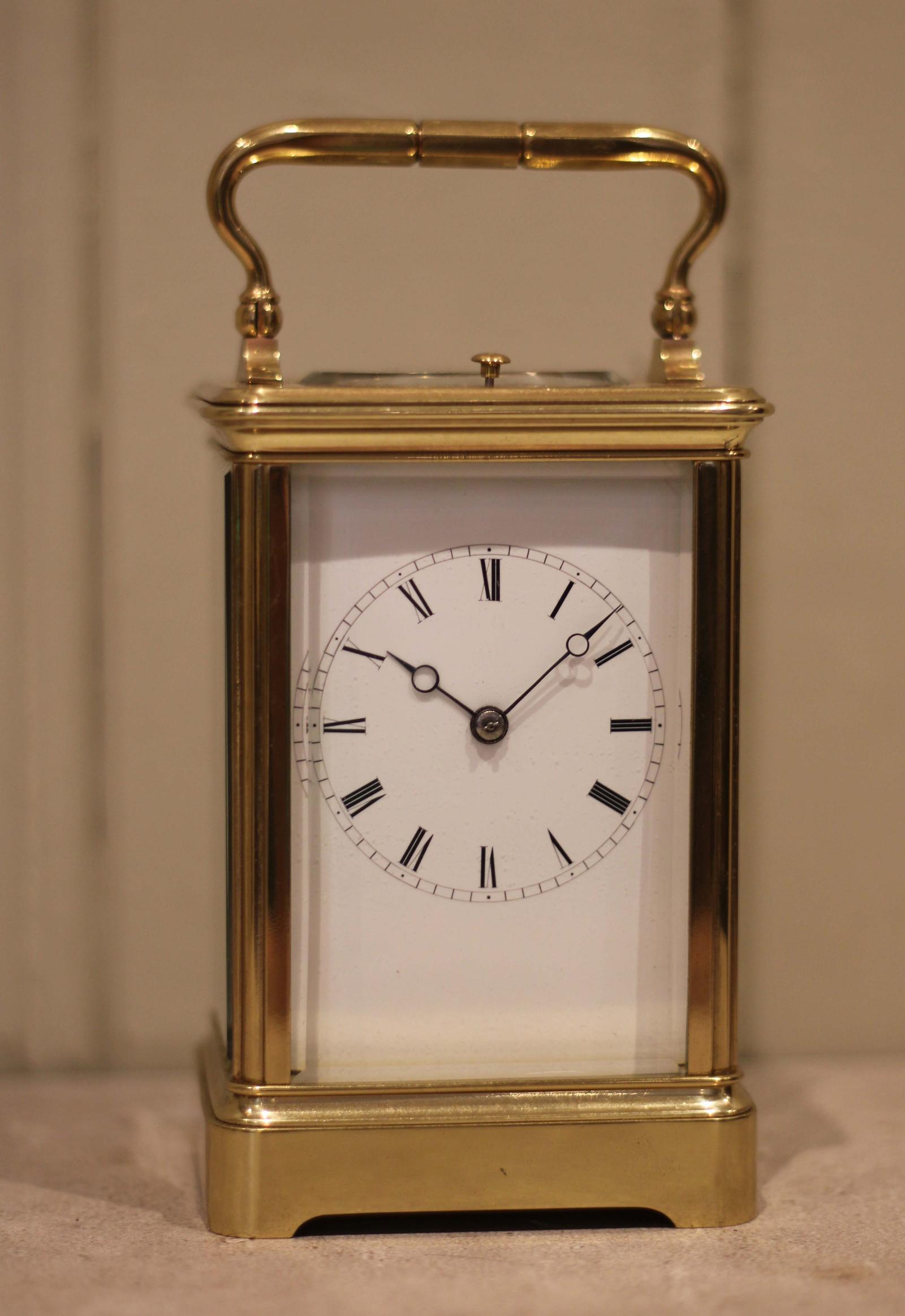 French Brass Striking and Repeating Carriage Clock (1 of 12) French Brass Striking and Repeating Carriage Clock (1 of 12)