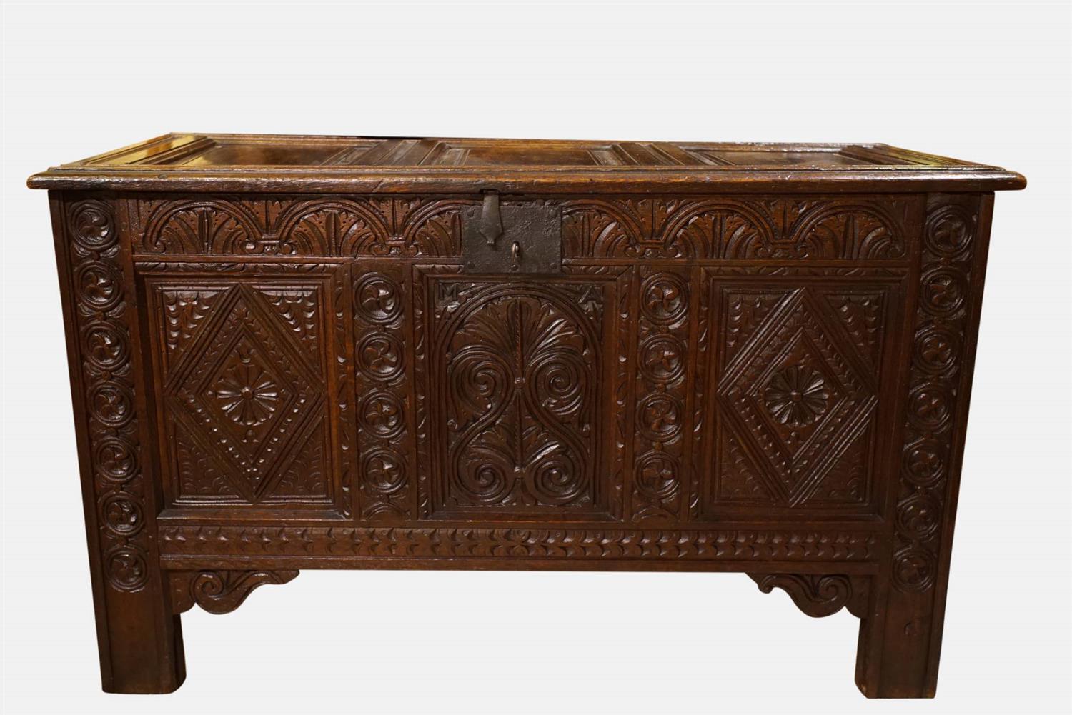 Oak Coffer c.1651 (1 of 1) Oak Coffer c.1651 (1 of 1)