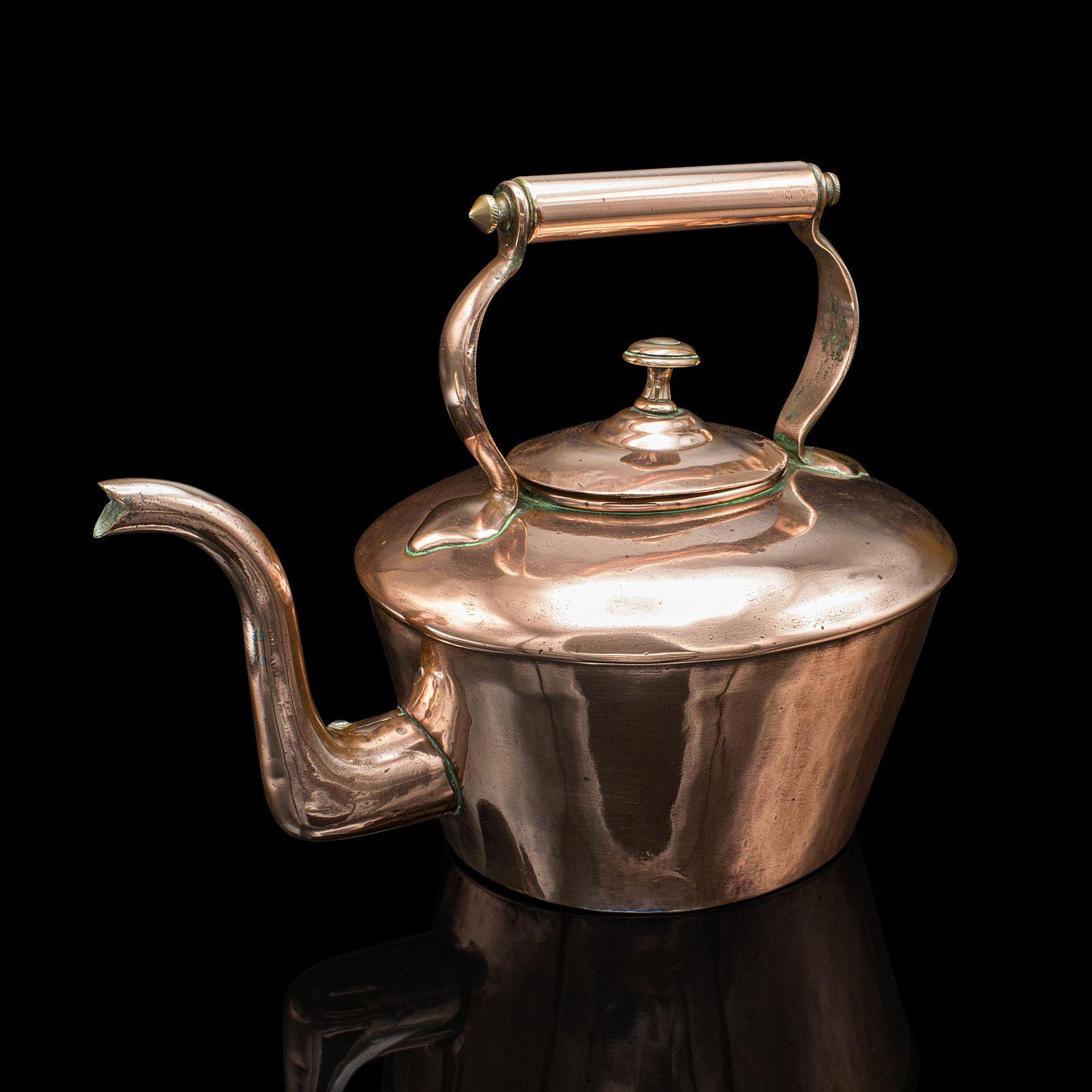 Antique Scullery Kettle, English, Copper, Stovetop Teapot - Victorian c.1870 (1 of 10) Antique Scullery Kettle, English, Copper, Stovetop Teapot - Victorian c.1870 (1 of 10)