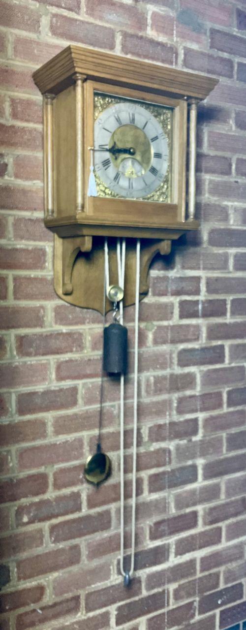 Early Georgian Hooded Wall Clock - 10 Chapter Ring (1 of 11)