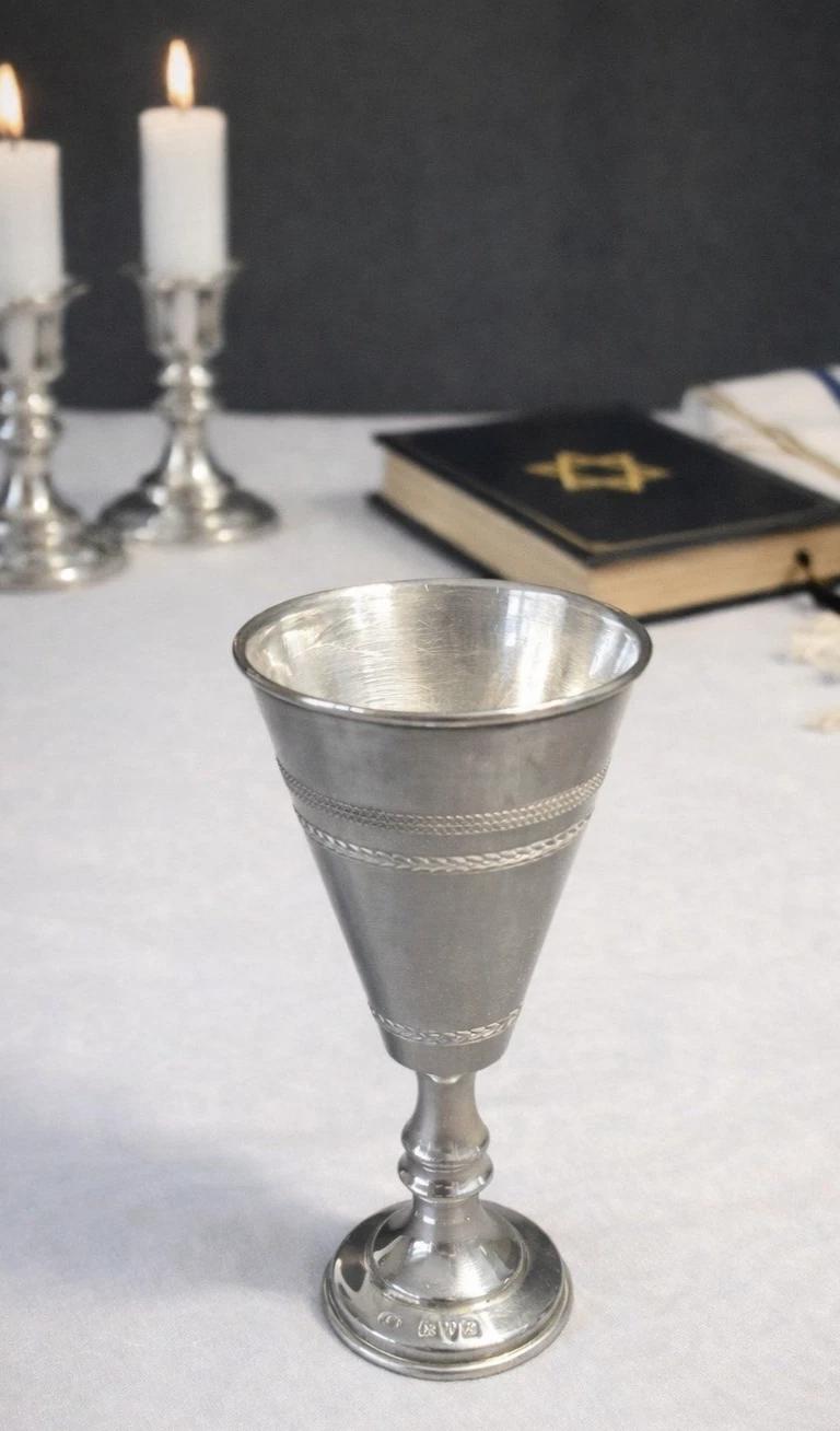Antique Solid Sterling Kiddush Cup Chester 1918 35g J Zeving (2 of 2) (1 of 6) Antique Solid Sterling Kiddush Cup Chester 1918 35g J Zeving (2 of 2) (1 of 6)