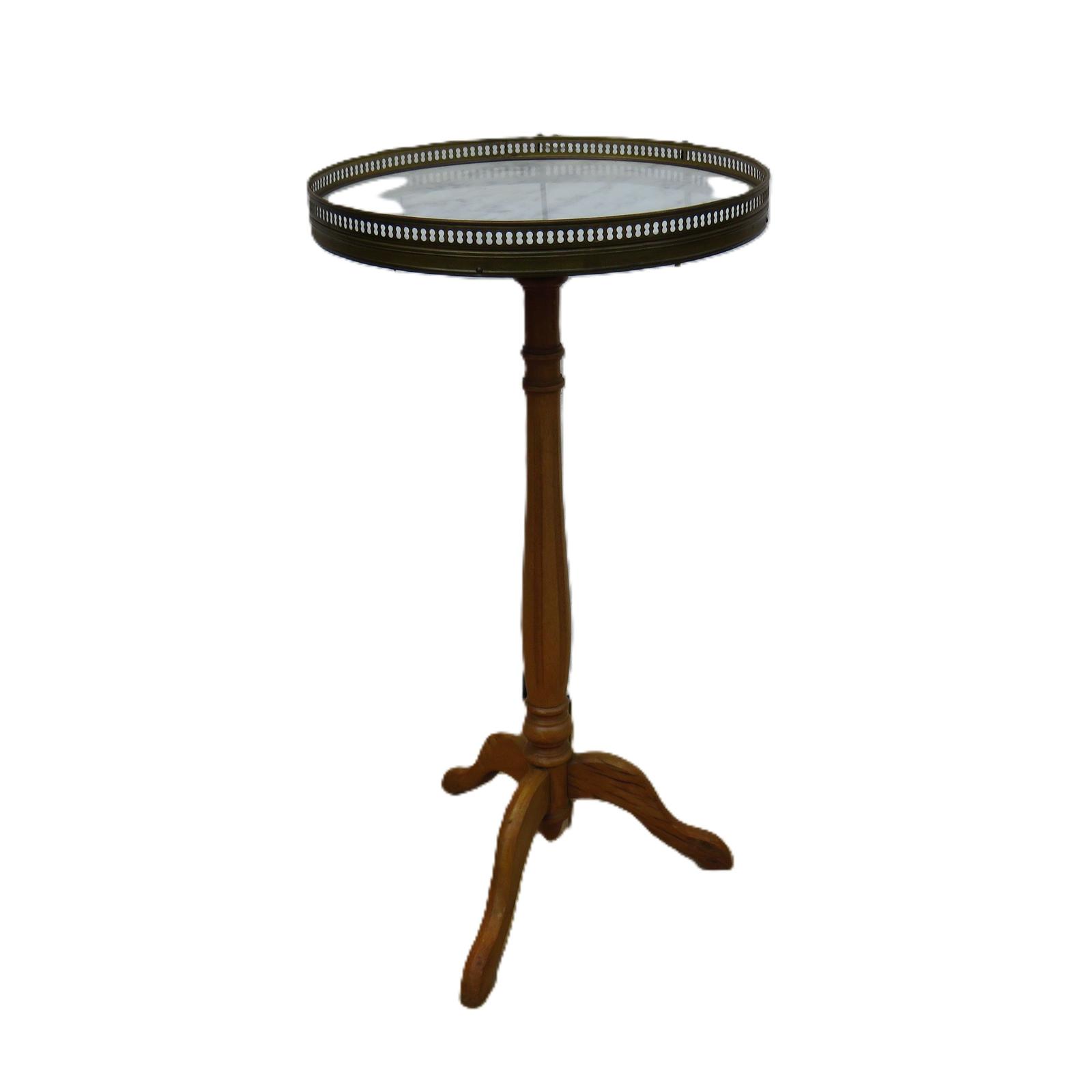 Marble Top Tripod Side Table (1 of 7) Marble Top Tripod Side Table (1 of 7)