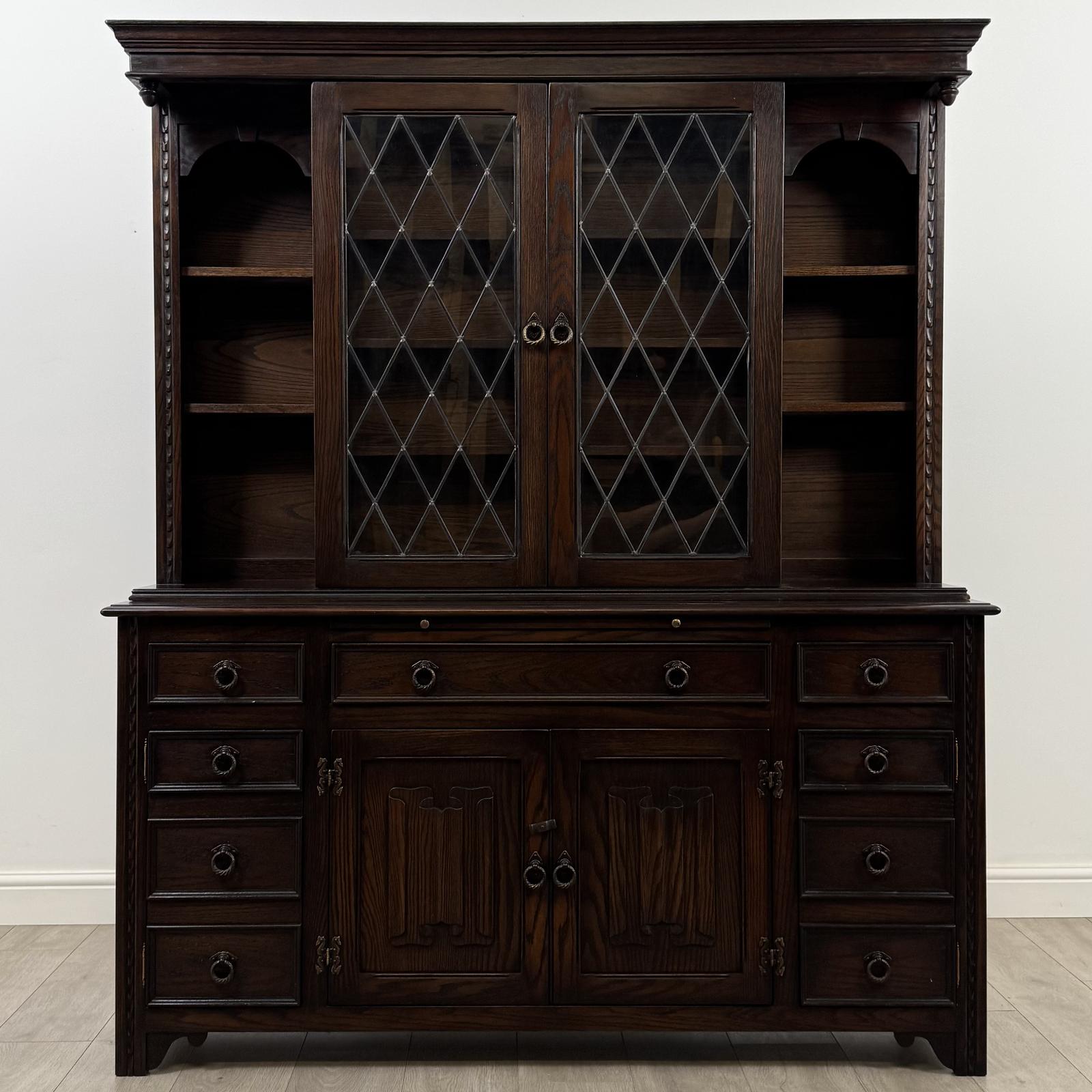 Antique 20th Century Unique Display Cabinet In Oak (1 of 13) Antique 20th Century Unique Display Cabinet In Oak (1 of 13)