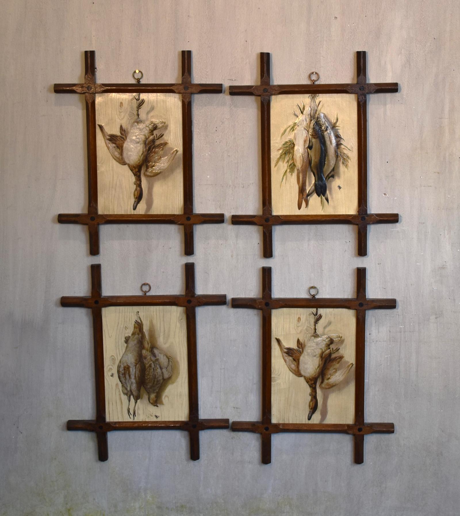 Set of Four Victorian Embossed Prints (1 of 9)