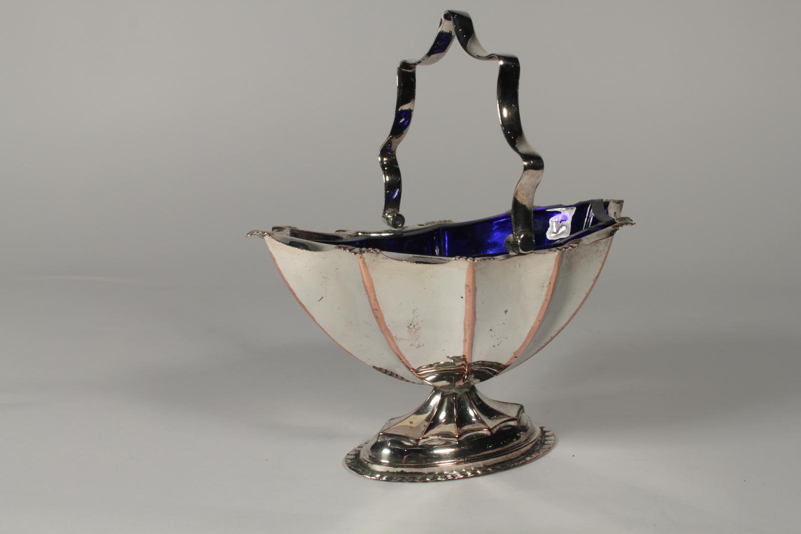 Classical Shaped Silver Plate Bon Bon Dish (1 of 4)