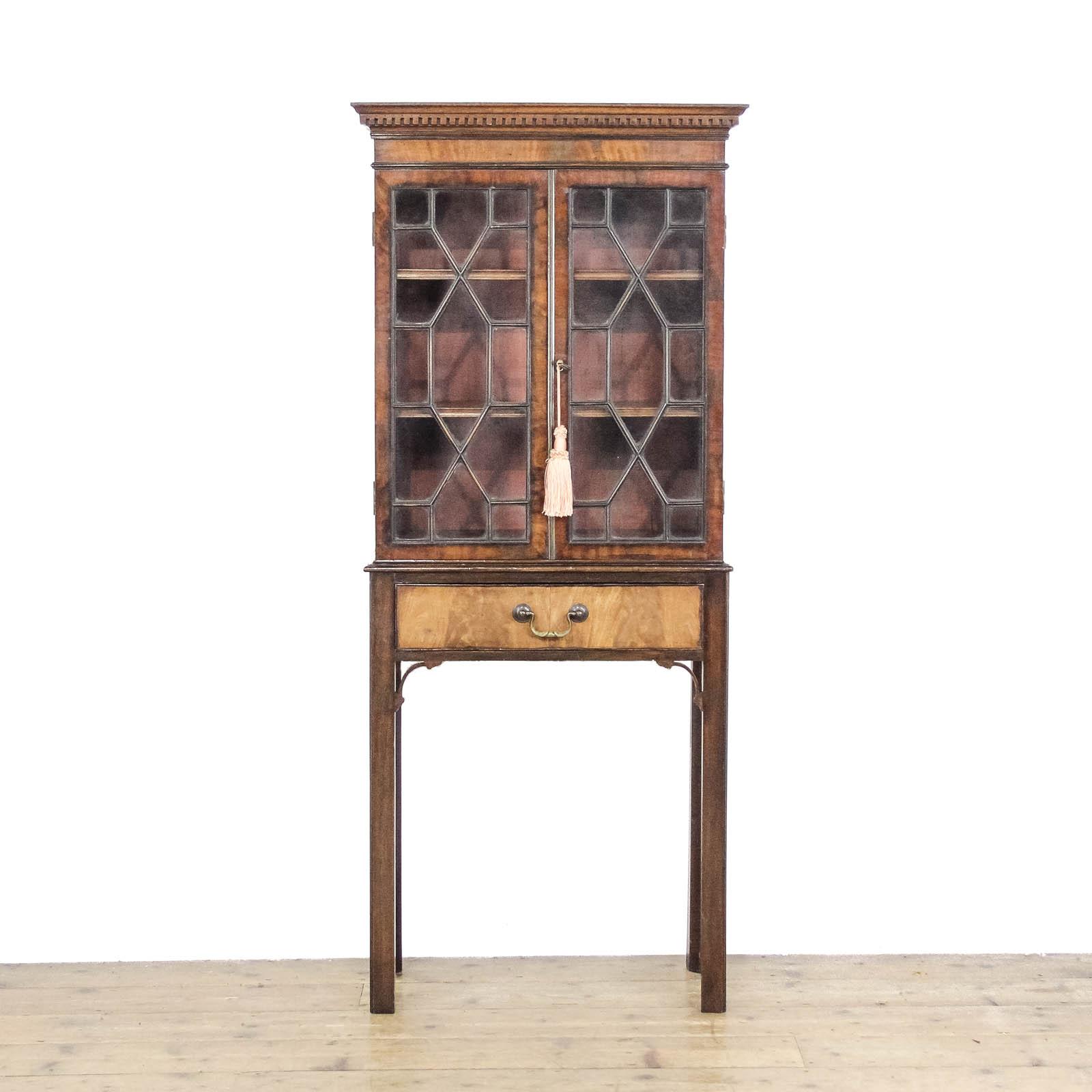 Small Antique Glazed Display Cabinet (1 of 12)