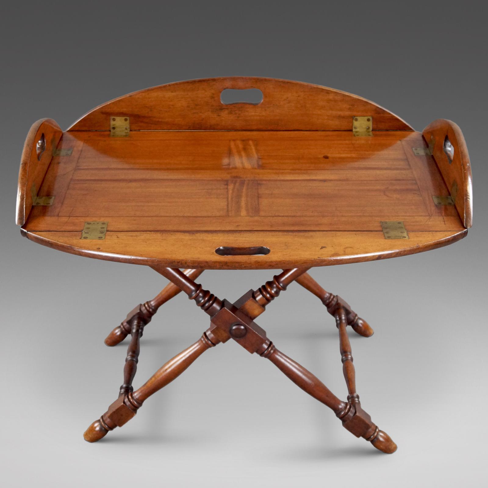 Butlers Tray on Low Folding Stand (1 of 5) Butlers Tray on Low Folding Stand (1 of 5)