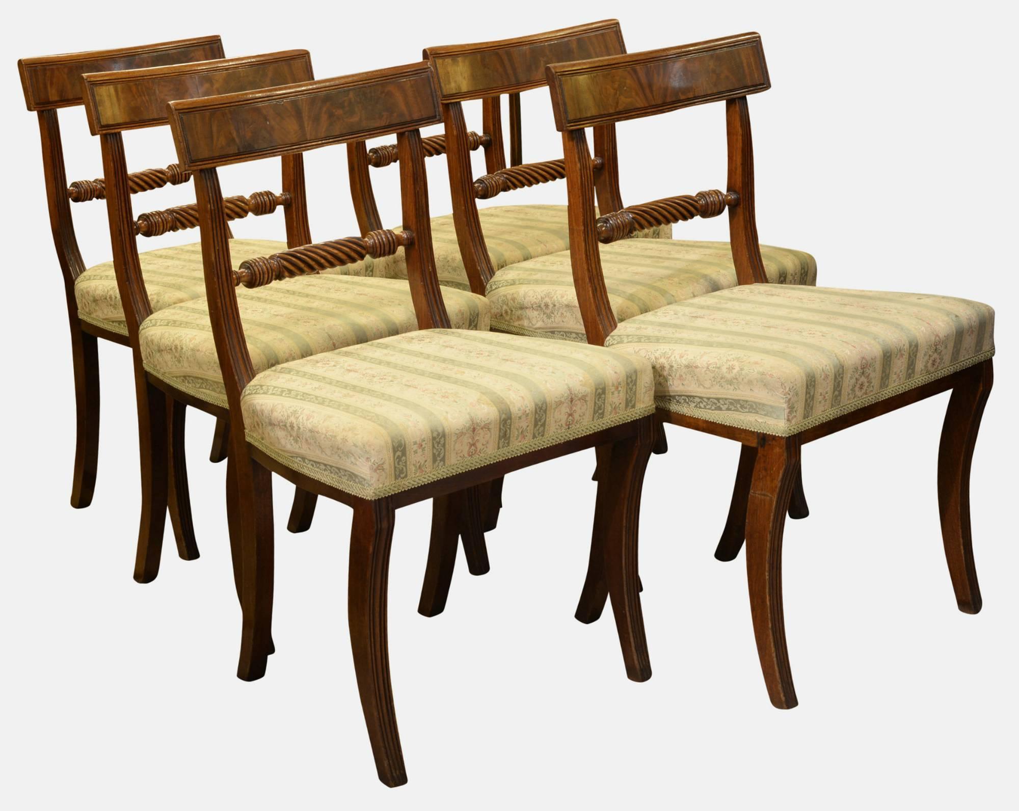 Set of 6 Regency Period Dining Chairs (1 of 5) Set of 6 Regency Period Dining Chairs (1 of 5)