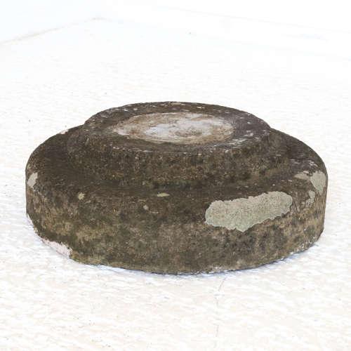 Vintage Cast Stone Stepped Base (1 of 3) Vintage Cast Stone Stepped Base (1 of 3)