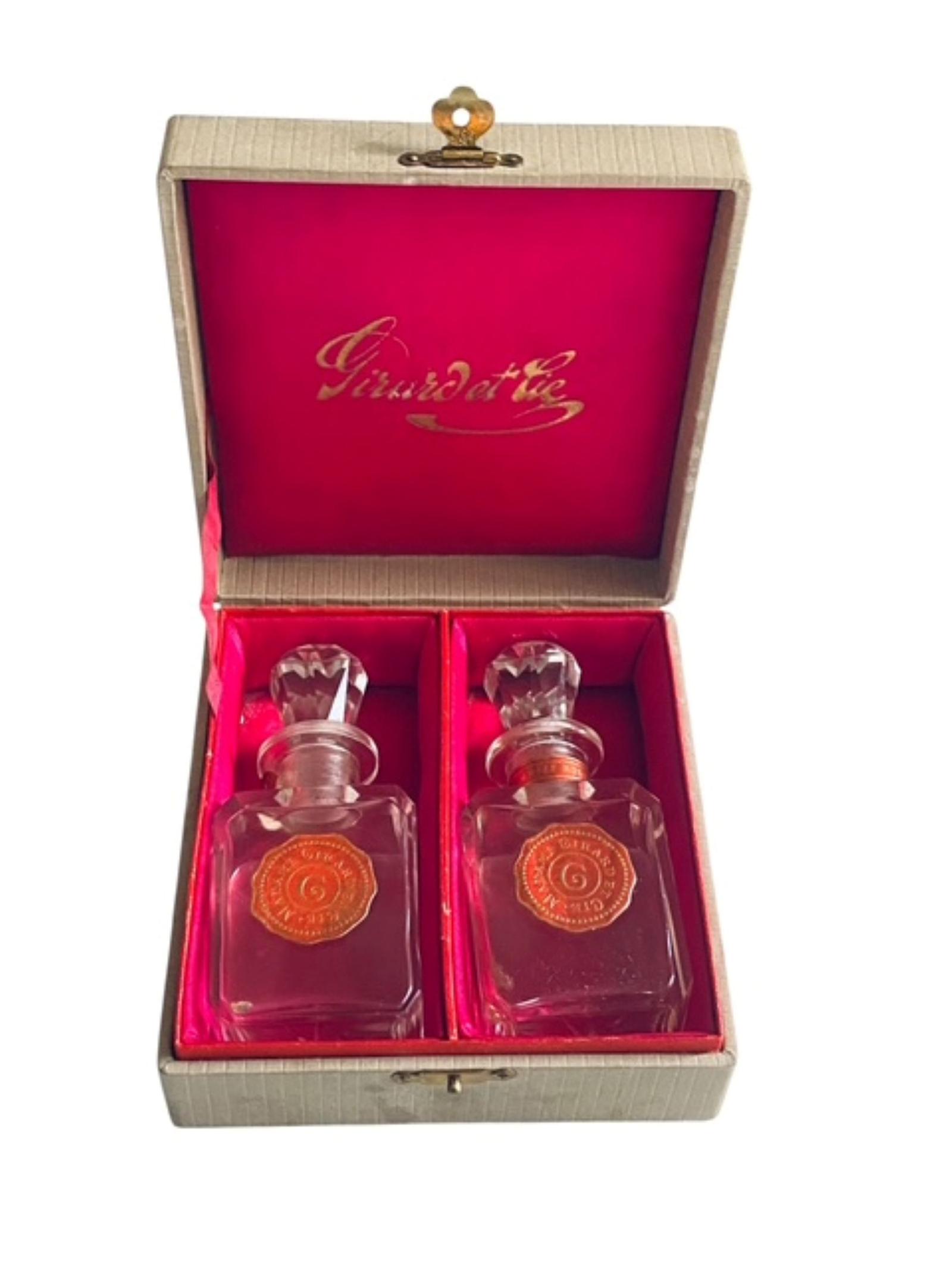 Antique Edwardian Perfume Presentation Scent Bottles Girard et Cie (1 of 12) Antique Edwardian Perfume Presentation Scent Bottles Girard et Cie (1 of 12)