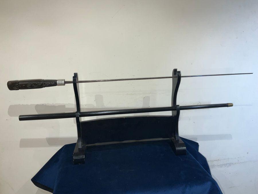 Gentleman's Ebony Walking Stick / Sword Stick (1 of 18) Gentleman's Ebony Walking Stick / Sword Stick (1 of 18)