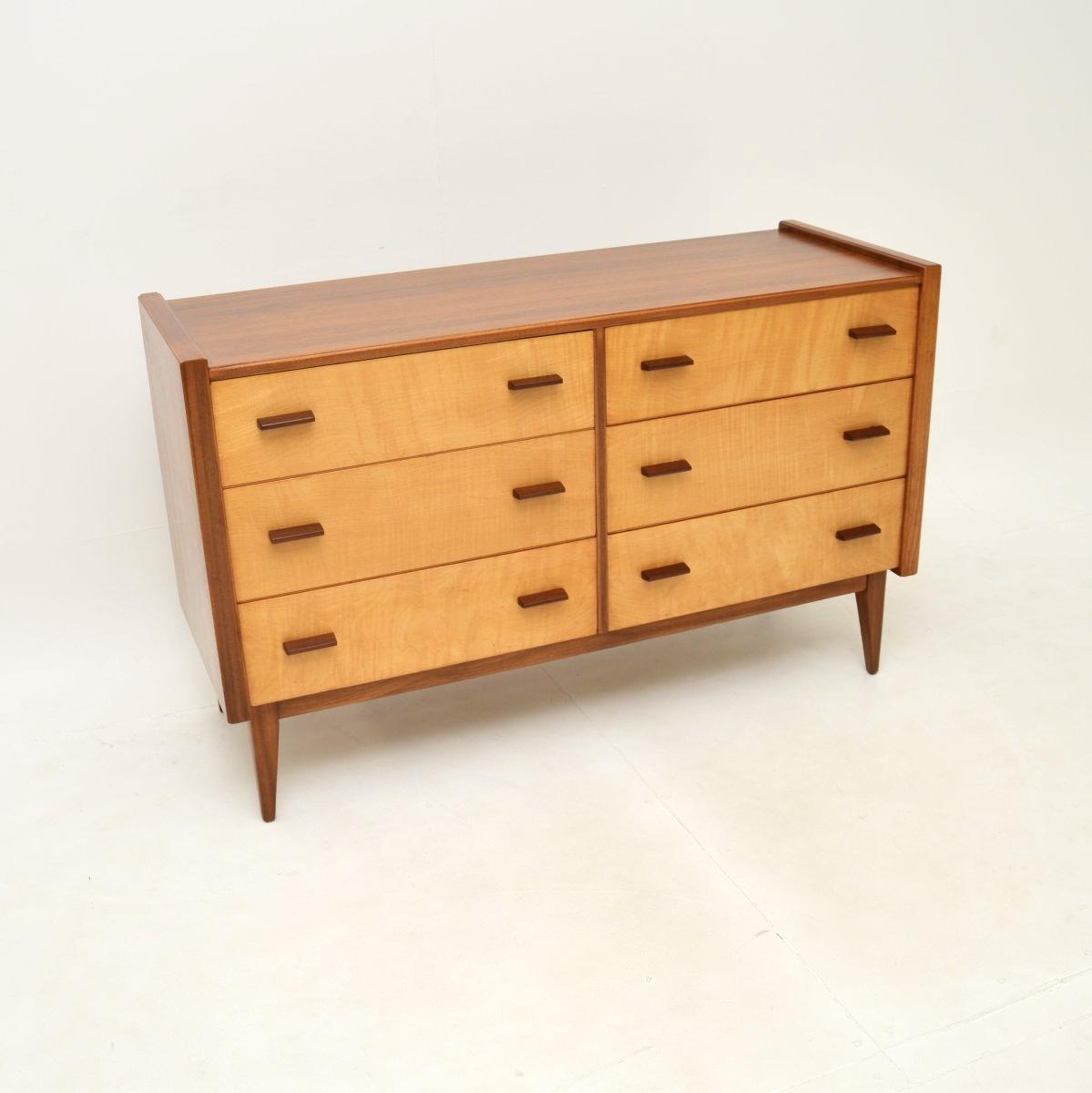 Vintage Walnut & Sycamore Sideboard / Chest of Drawers by Alfred Cox (1 of 11) Vintage Walnut & Sycamore Sideboard / Chest of Drawers by Alfred Cox (1 of 11)