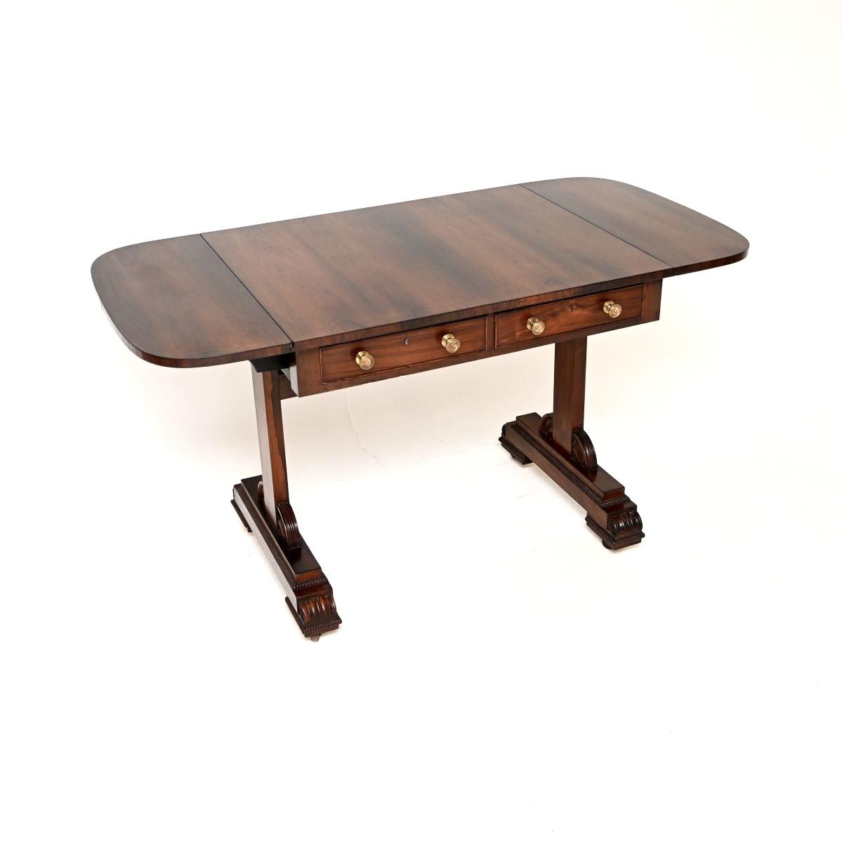 Antique Regency Period Rosewood Sofa Table (1 of 11) Antique Regency Period Rosewood Sofa Table (1 of 11)