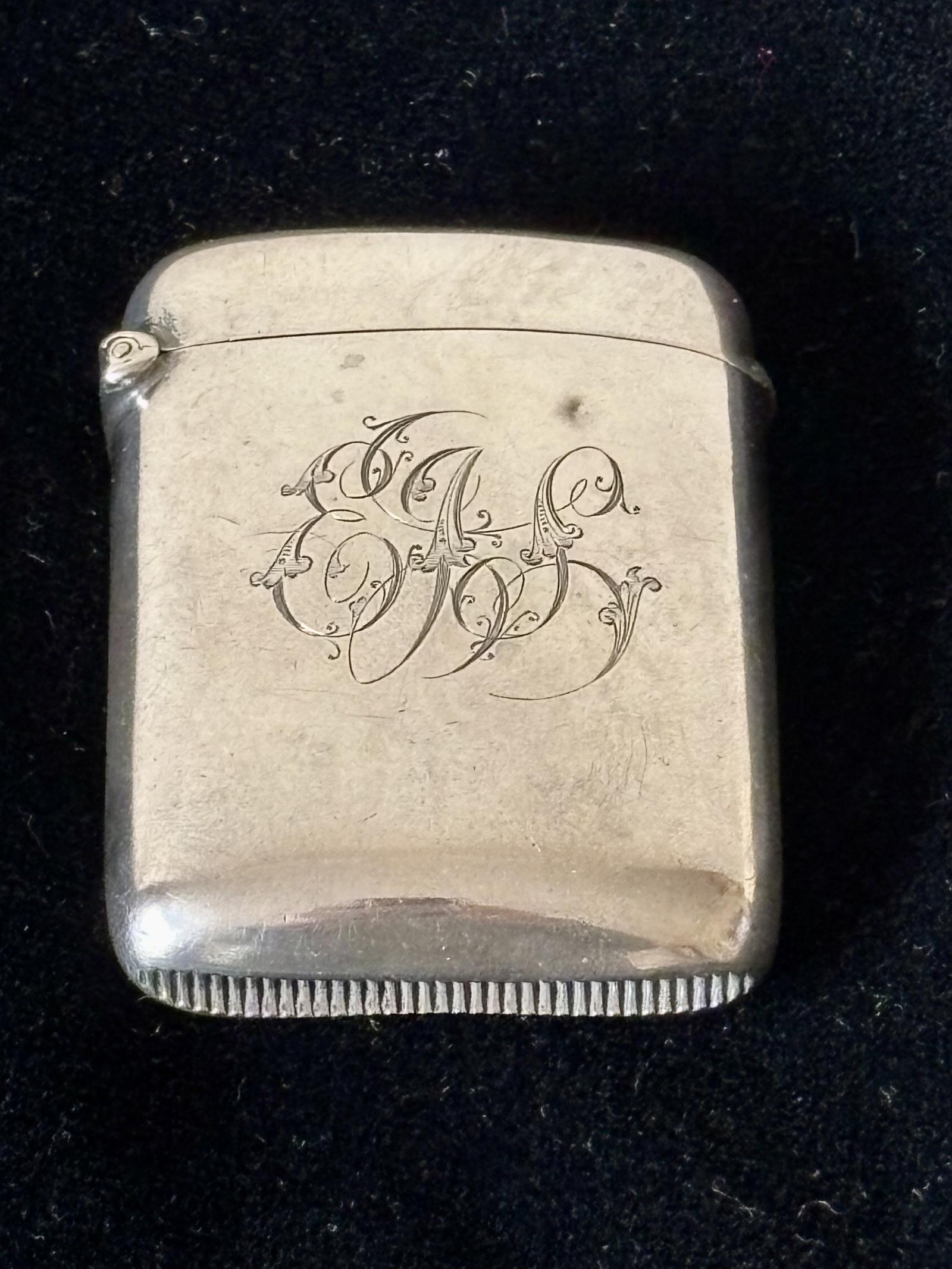 Sterling Silver Vesta Case Stokes & Ireland Chester 1898 (1 of 10) Sterling Silver Vesta Case Stokes & Ireland Chester 1898 (1 of 10)