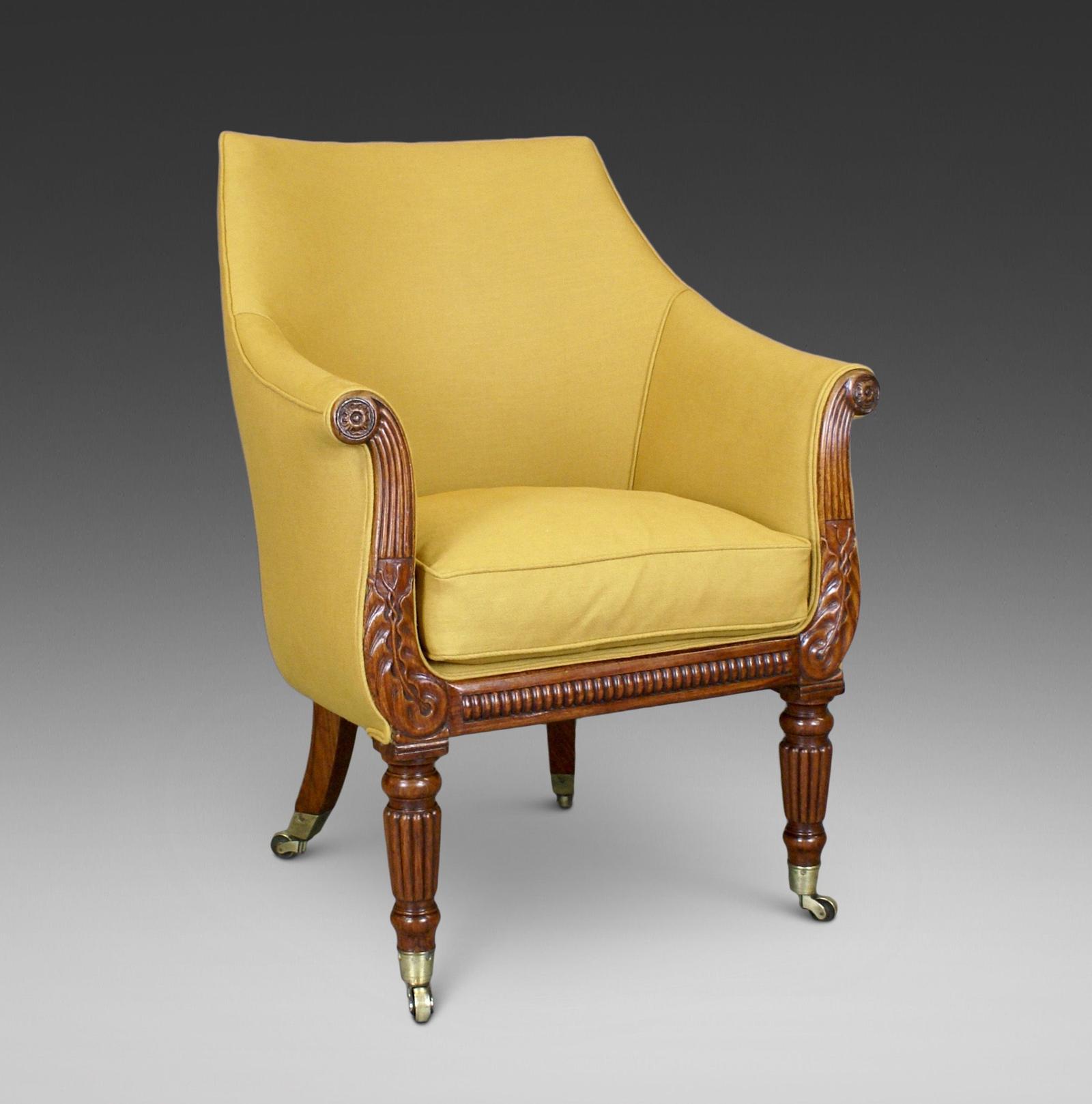A Fine Regency Rosewood Arm Chair (1 of 6)