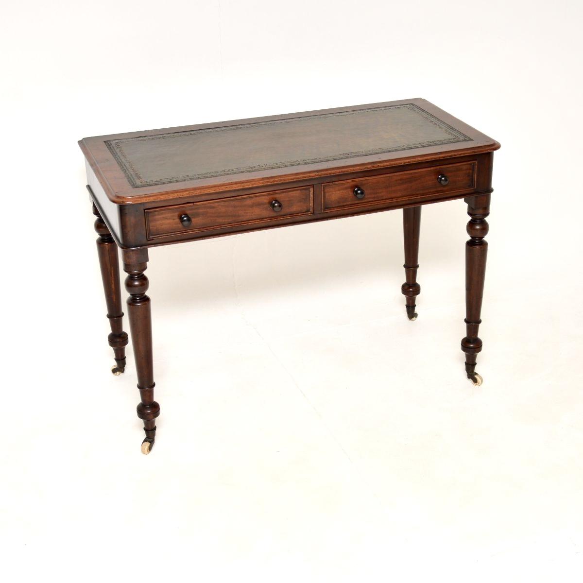 Antique Victorian Mahogany Writing Table / Desk (1 of 11) Antique Victorian Mahogany Writing Table / Desk (1 of 11)