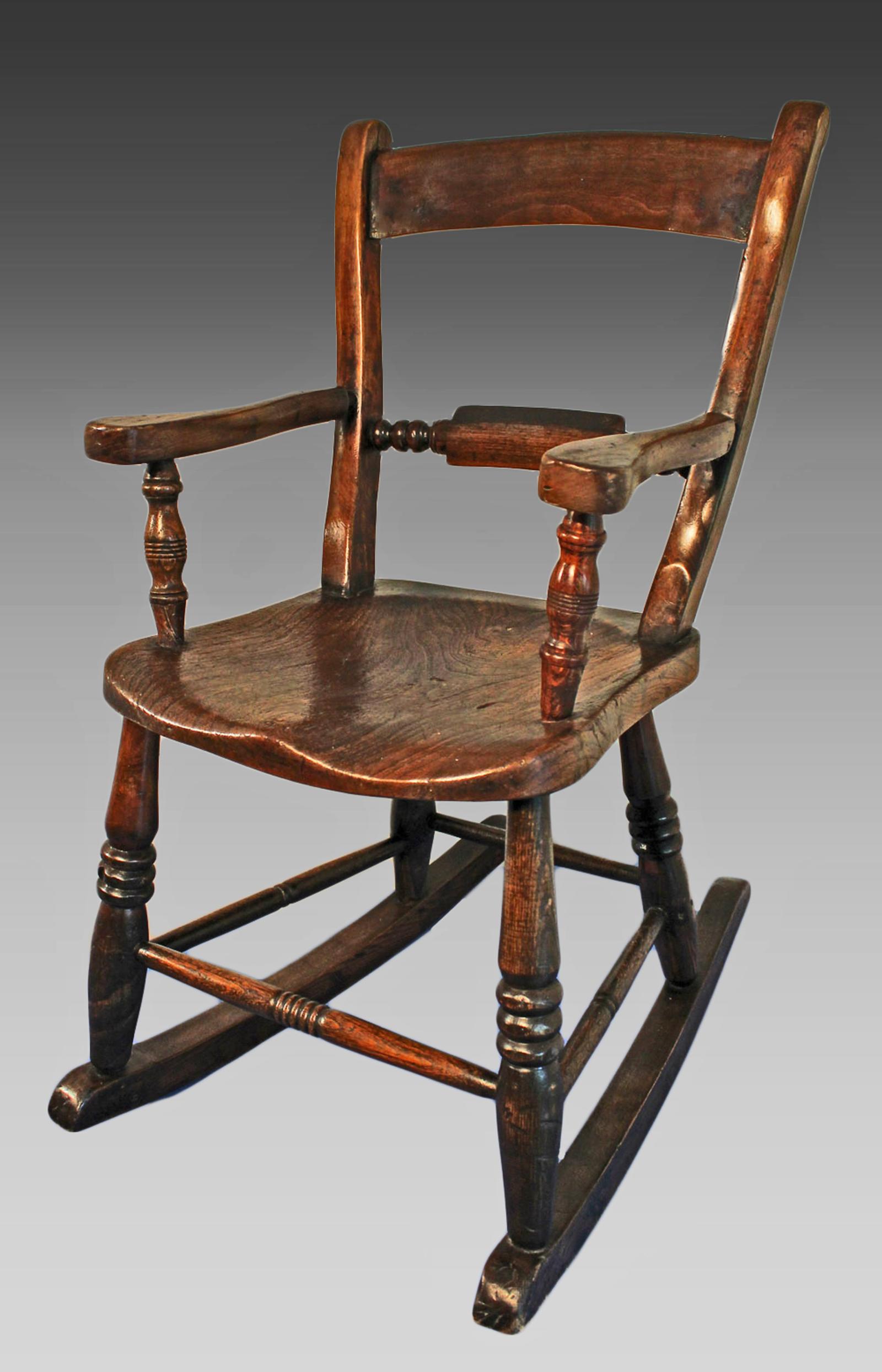 Childs Victorian Windsor Rocking Chair (1 of 6)