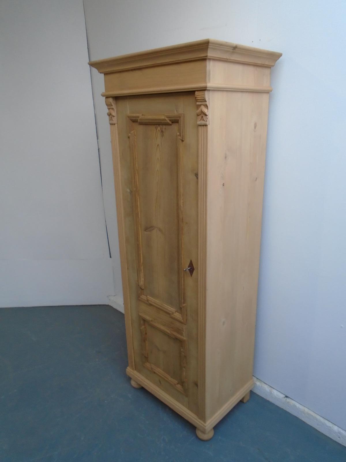 The Prettiest Antique Pine 1 Door Storage Cupboard to wax / paint (1 of 9)