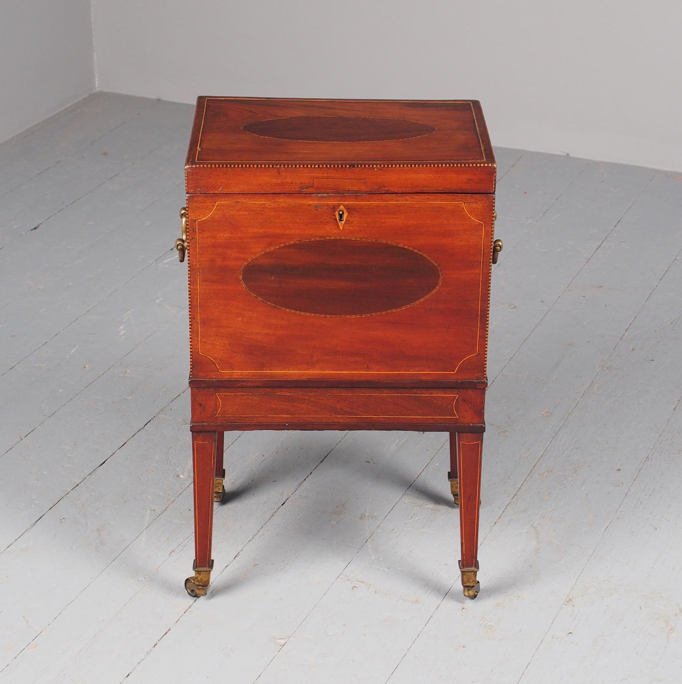 Antique George III Inlaid Mahogany Cellarette (1 of 9) Antique George III Inlaid Mahogany Cellarette (1 of 9)