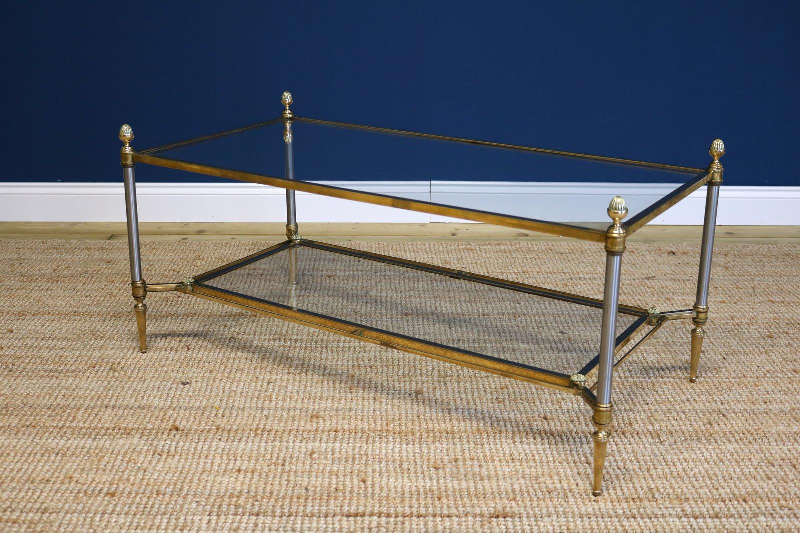 Mid Century Bronze & Glass Coffee Table by Maison Jansen (1 of 22) Mid Century Bronze & Glass Coffee Table by Maison Jansen (1 of 22)