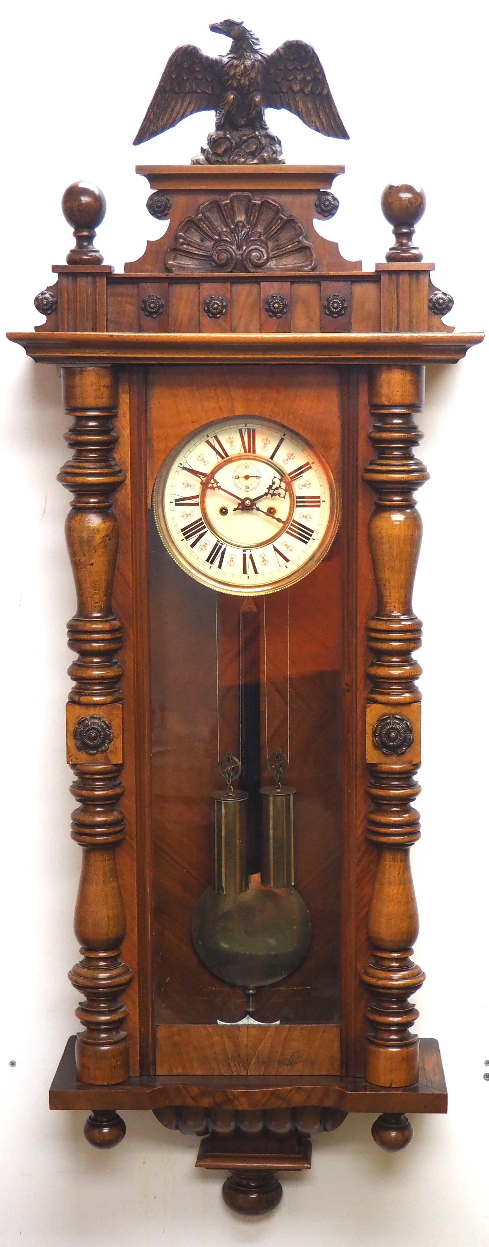 Superb Antique German Twin Walnut 8-day Mantel Clock Vienna Striking Wall Clock (1 of 12) Superb Antique German Twin Walnut 8-day Mantel Clock Vienna Striking Wall Clock (1 of 12)