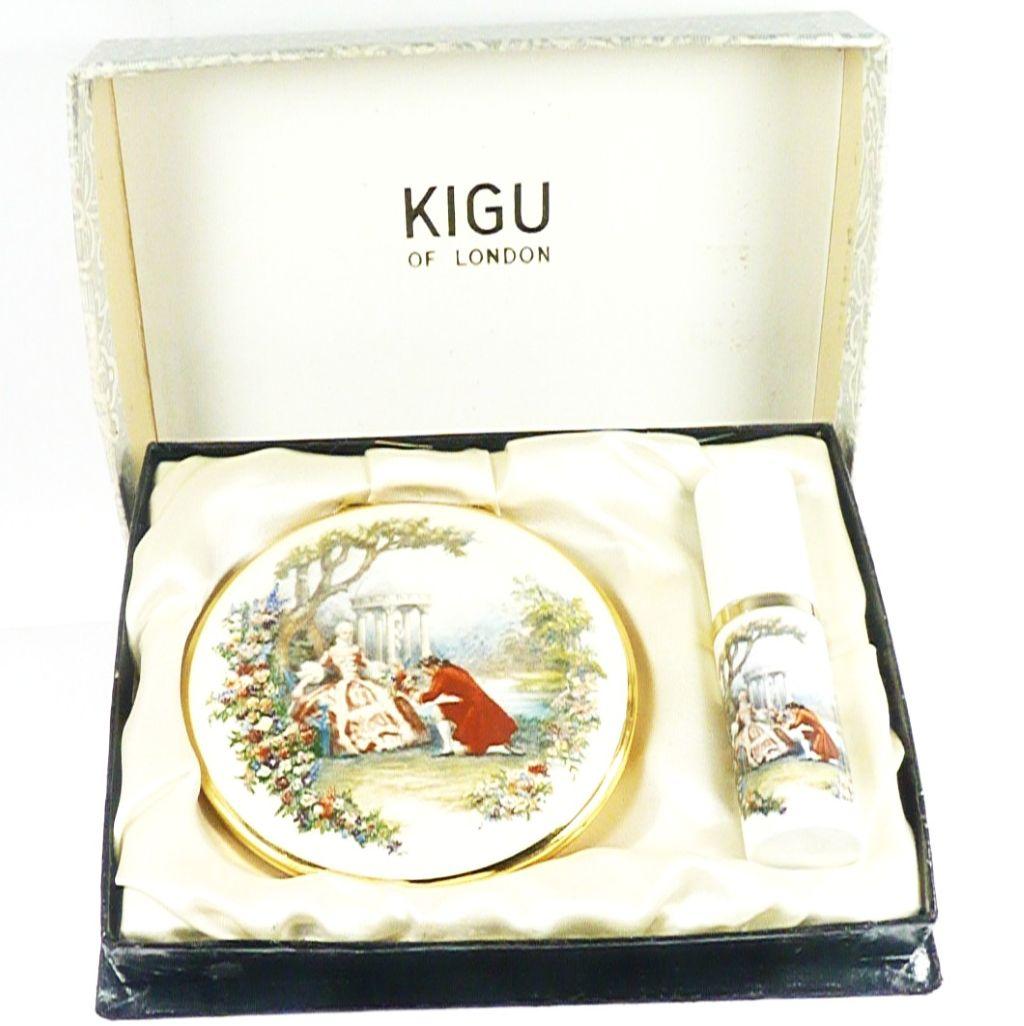 Vintage Kigu Perfume Atomiser Compact Mirror Gift Set (1 of 9)
