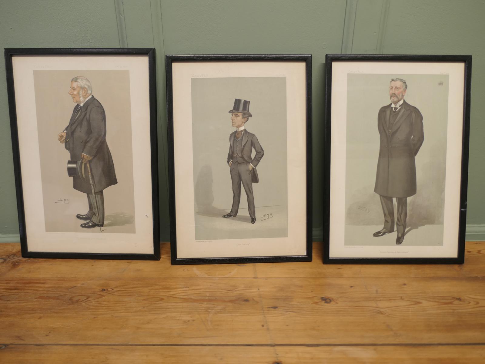 Collection of 3 Vanity Fair Political “Spy” Prints (1 of 6)