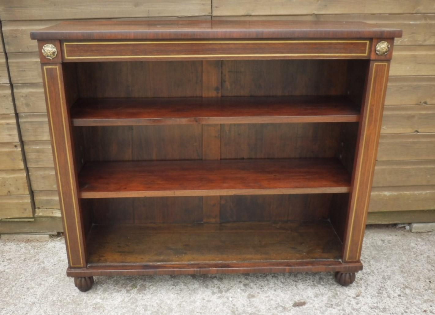 Regency Rosewood Bookcase (1 of 9)