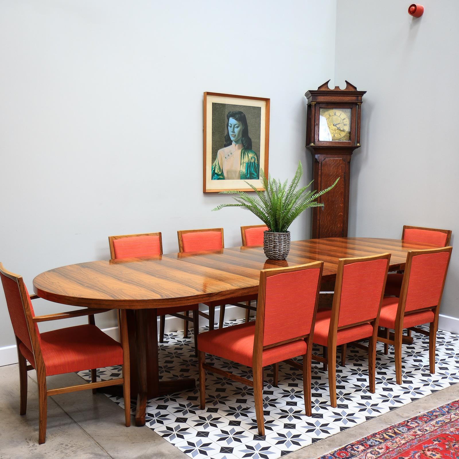 Gordon Russell Dining Table & 8 Chairs Marwood Room Rosewood - Number 1 of 200 (1 of 34) Gordon Russell Dining Table & 8 Chairs Marwood Room Rosewood - Number 1 of 200 (1 of 34)