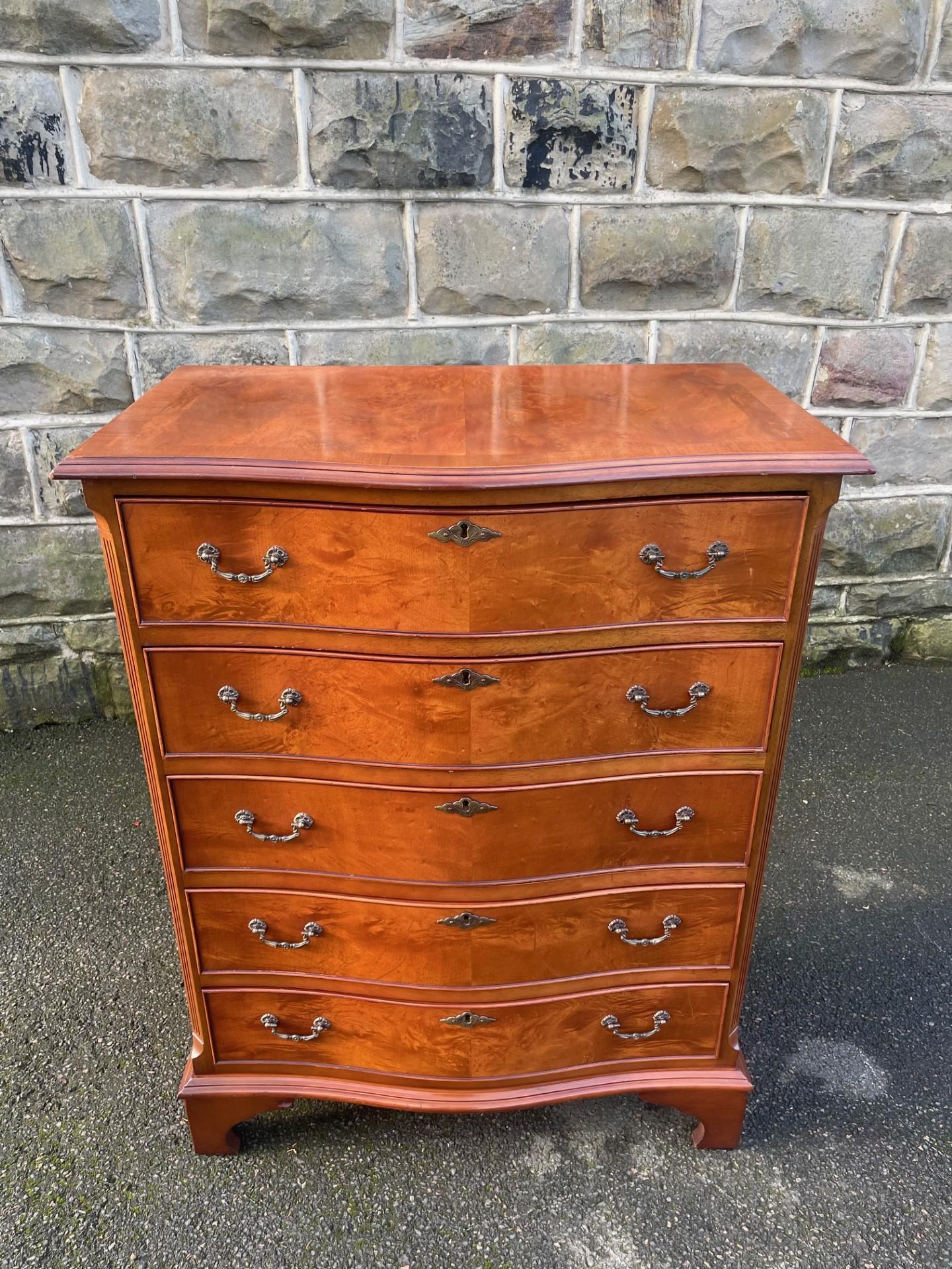 Antique Burr Walnut Chest of Drawers (1 of 10) Antique Burr Walnut Chest of Drawers (1 of 10)