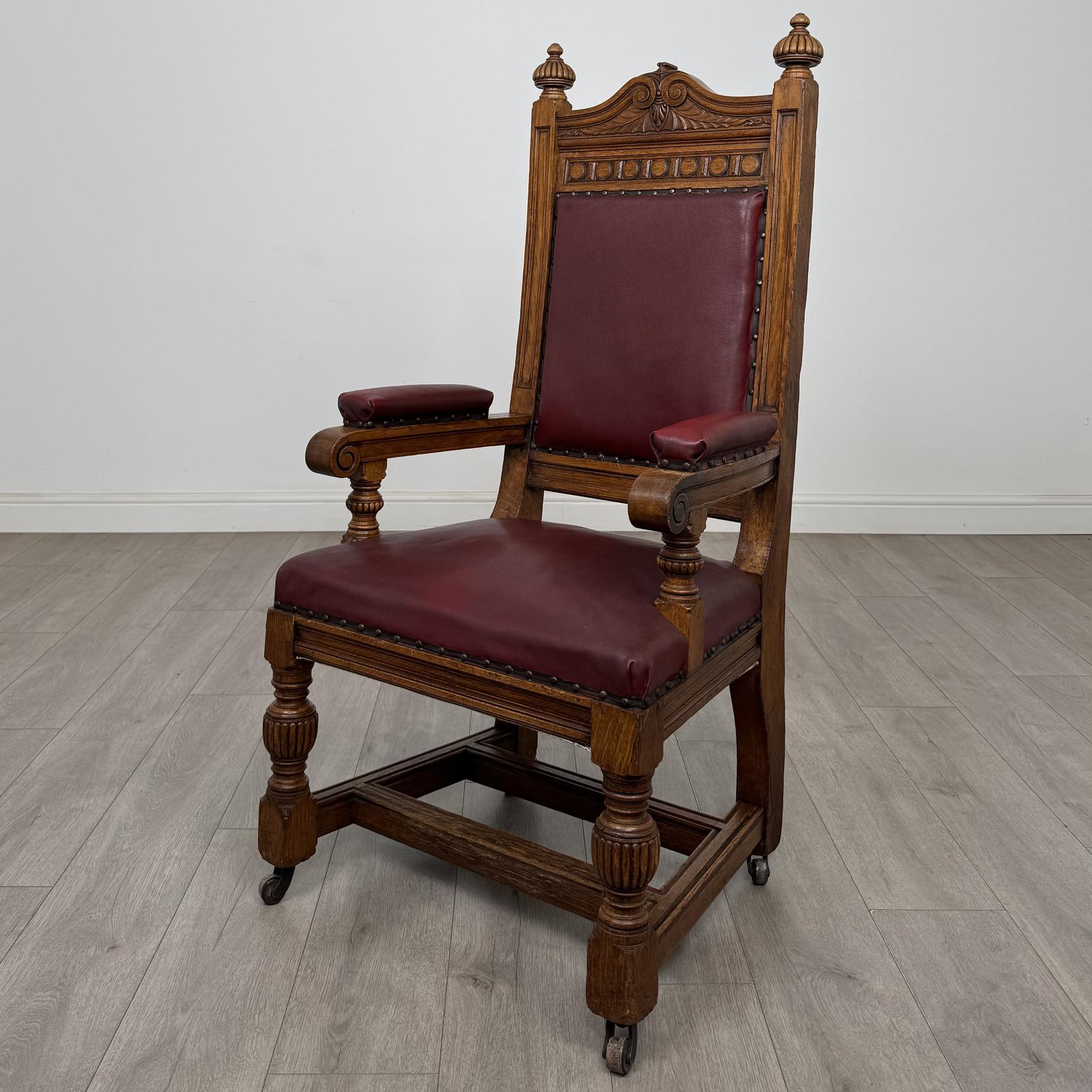 Antique 20th Century Edwardian Armchair In Oak (1 of 13) Antique 20th Century Edwardian Armchair In Oak (1 of 13)
