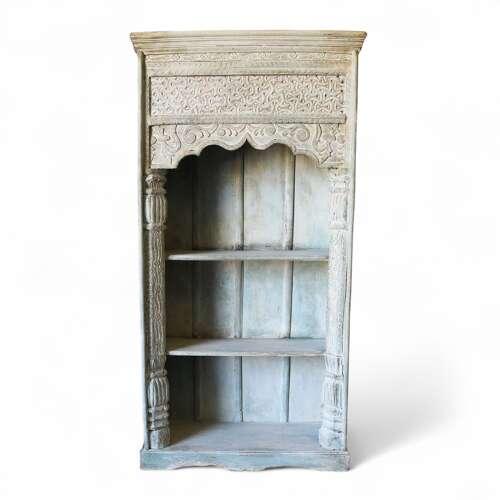 Anglo Indian Colonial Bookcase - A 1930s Masterpiece of Cultural Fusion (1 of 12)