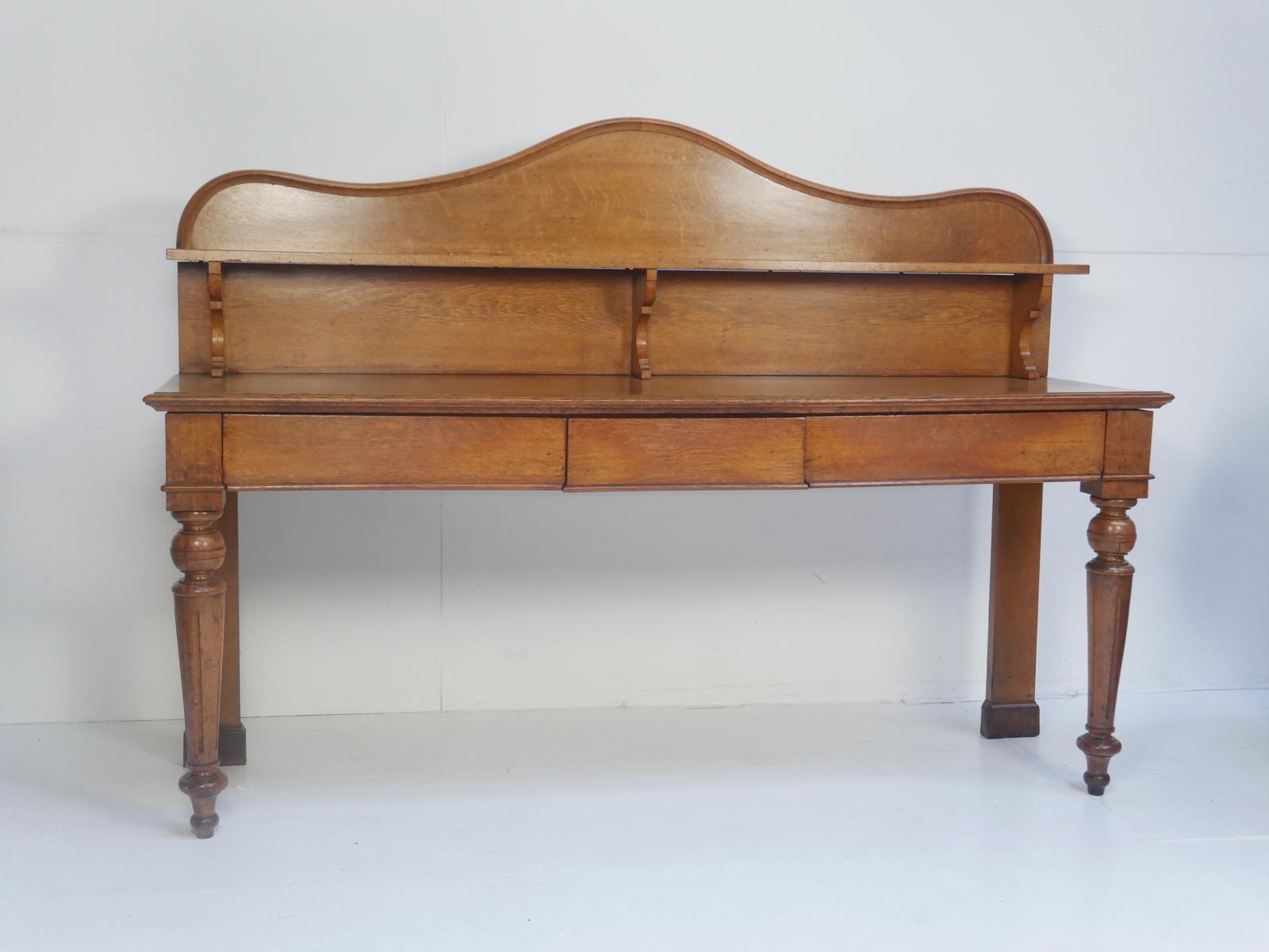 Large Scottish Oak Serving Table (1 of 9) Large Scottish Oak Serving Table (1 of 9)