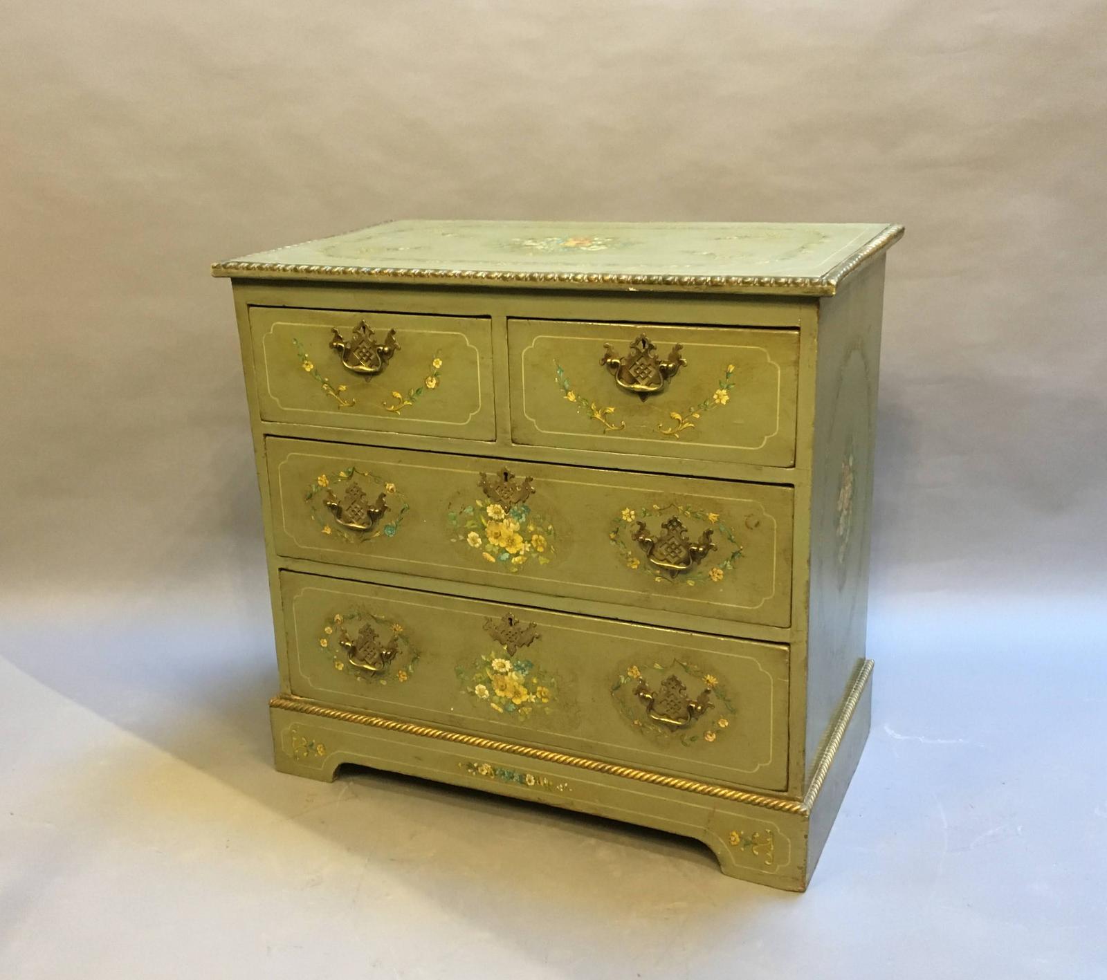 Late C19th Painted Chest of Drawers (1 of 17) Late C19th Painted Chest of Drawers (1 of 17)
