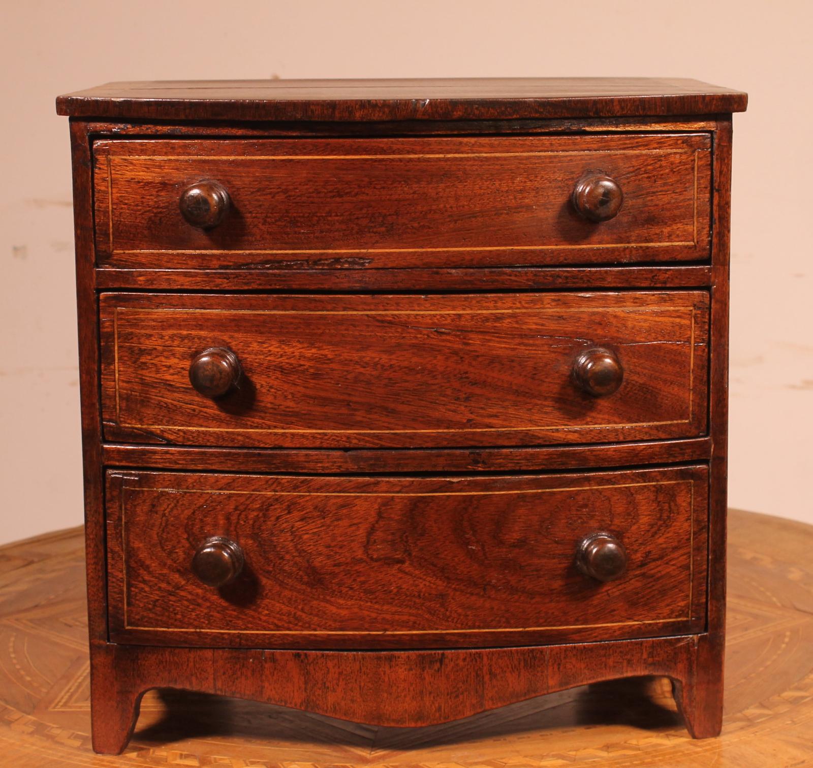 19th Century Miniature Chest of Drawers (1 of 11)