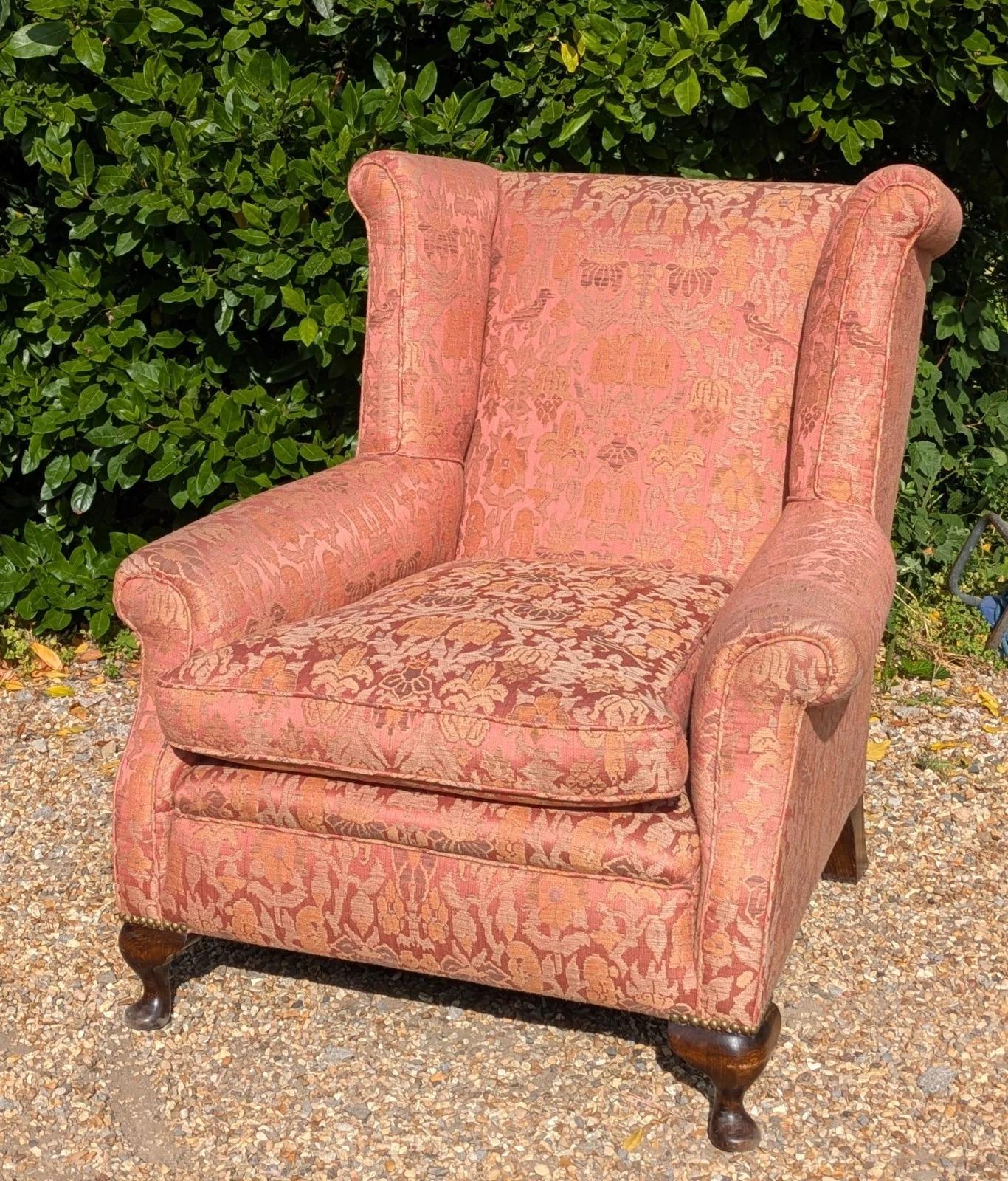 Good Antique Armchair Feather Filled (1 of 9) Good Antique Armchair Feather Filled (1 of 9)