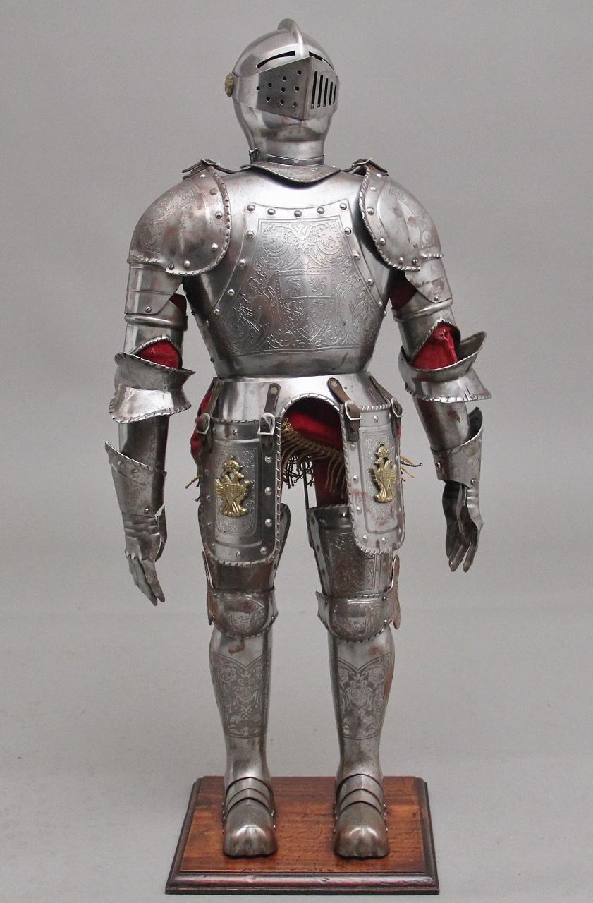 Impressive Early 20th Miniature Suit of Armour (1 of 14)