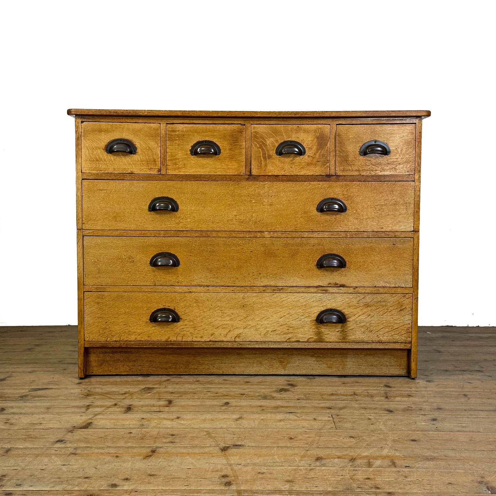 Vintage Pale Oak Plan Chest (1 of 8) Vintage Pale Oak Plan Chest (1 of 8)