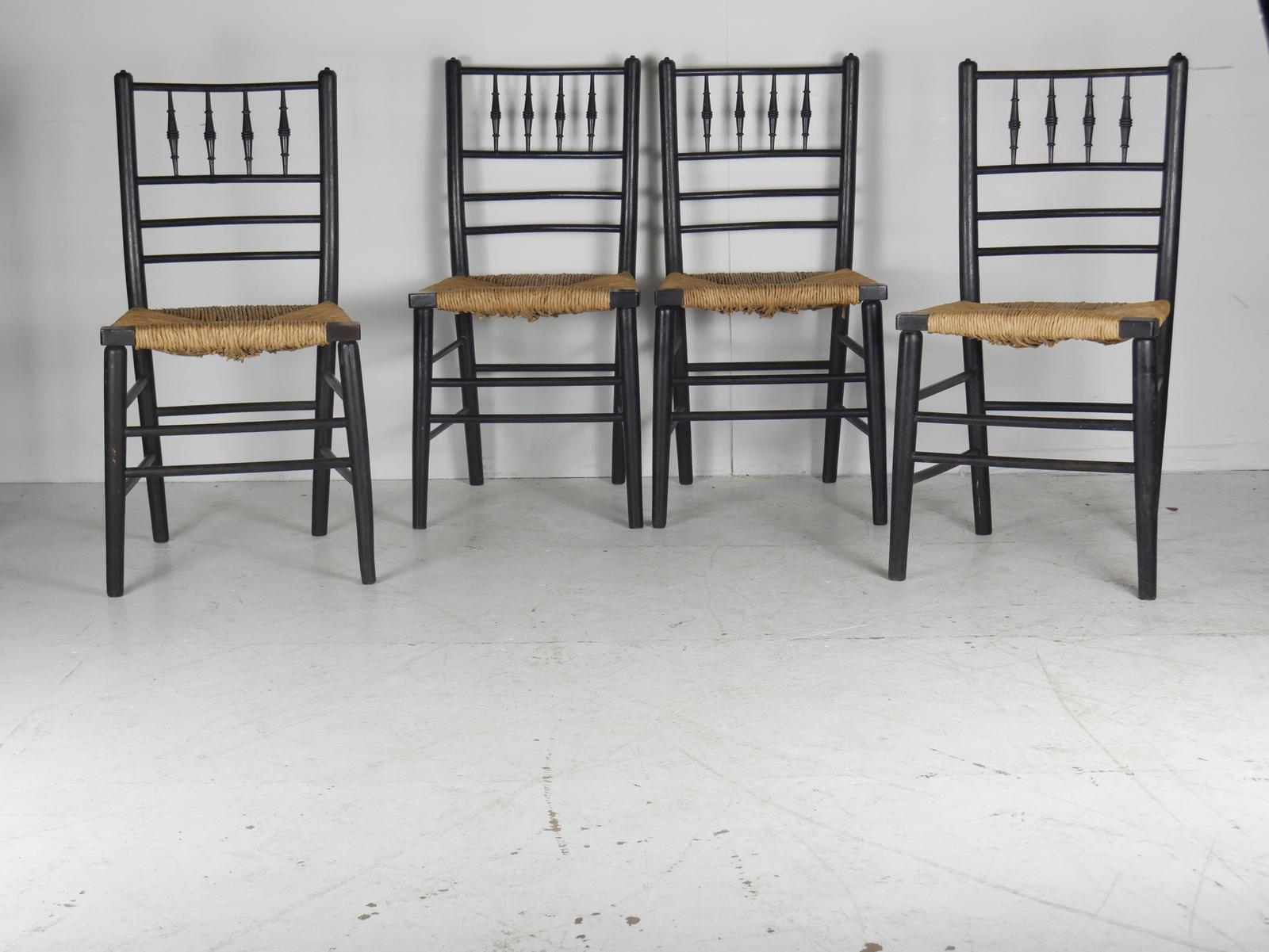 Set Four Sussex Chairs (1 of 8) Set Four Sussex Chairs (1 of 8)