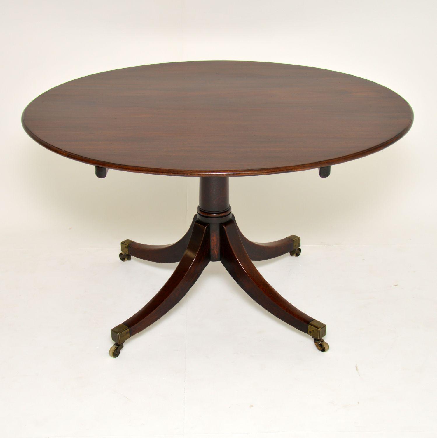 Antique Georgian Mahogany Tilt Top Dining Table (1 of 10) Antique Georgian Mahogany Tilt Top Dining Table (1 of 10)