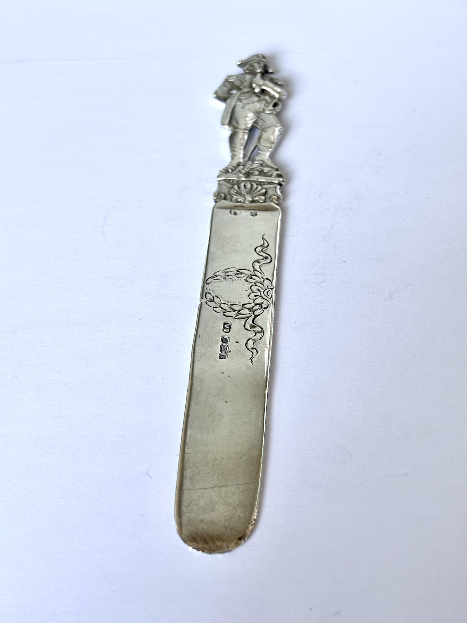 Rare Edwardian Silver Letter Opener Napoleon London 1905 William Graeme (1 of 9) Rare Edwardian Silver Letter Opener Napoleon London 1905 William Graeme (1 of 9)