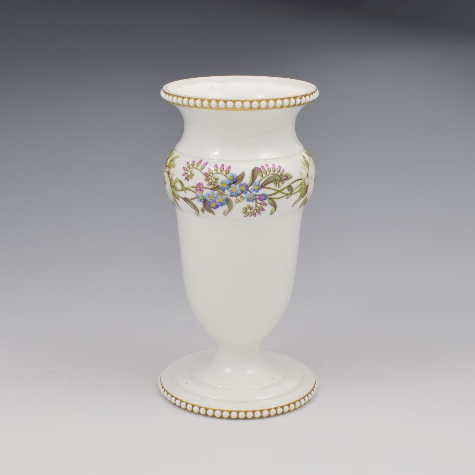 Stunning Georgian Spode Porcelain Beaded Vase c.1815 (1 of 9)
