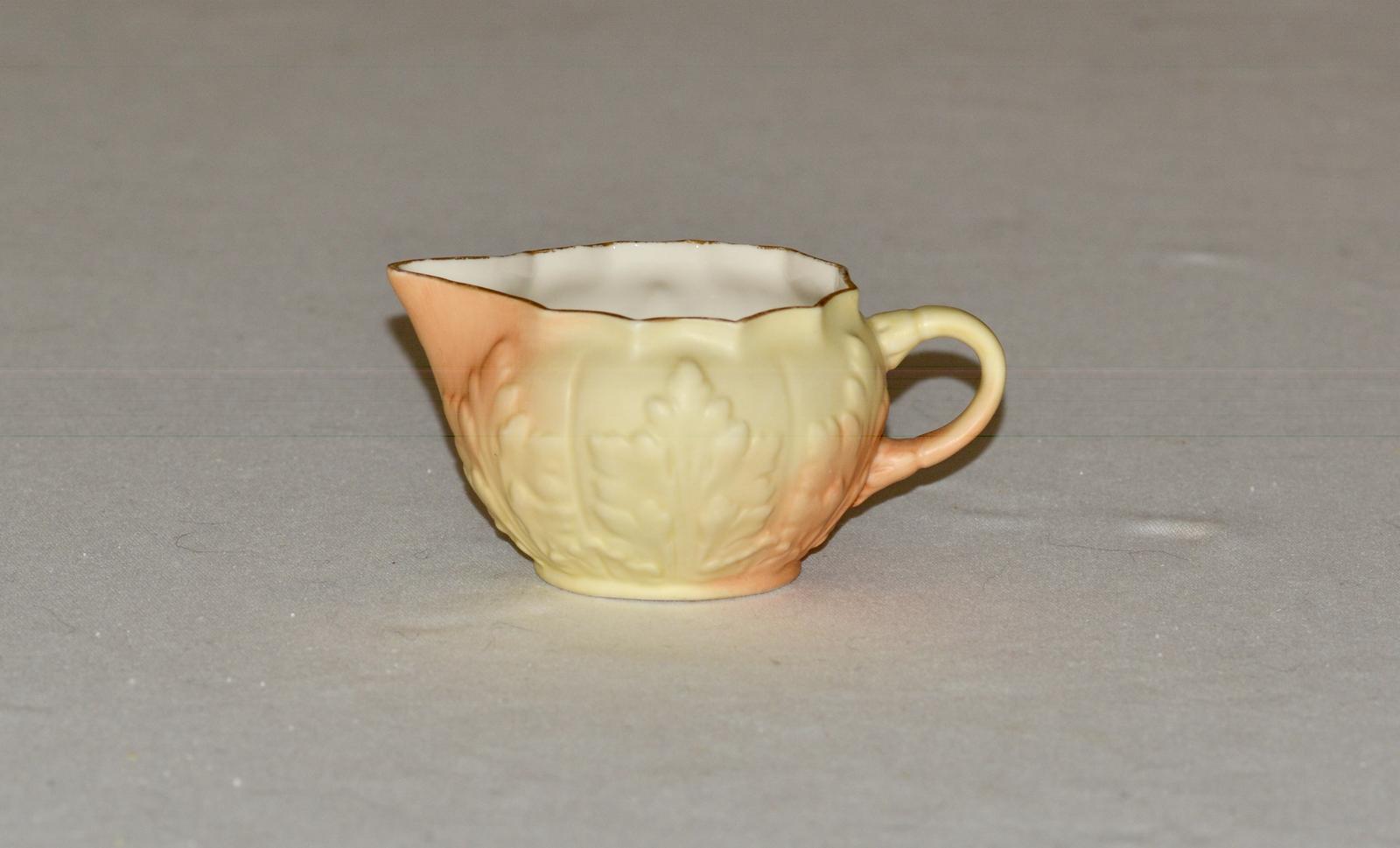 1898-1902 Locke & Co Worcester Blush Ivory Cream Jug (1 of 5)