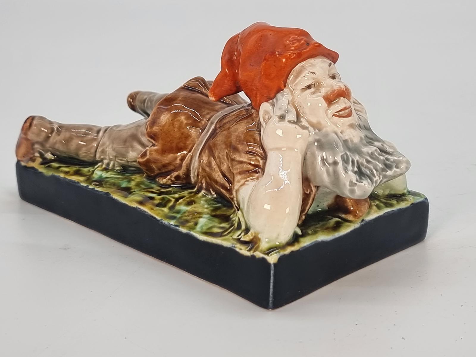 19th Century Majolica Pottery Figure of Gnome c.1880 (1 of 13) 19th Century Majolica Pottery Figure of Gnome c.1880 (1 of 13)