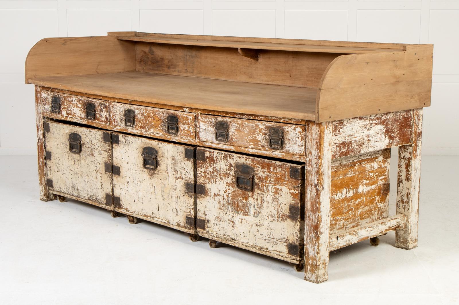 Large 19th Century French Pine Bakers Table (1 of 13) Large 19th Century French Pine Bakers Table (1 of 13)