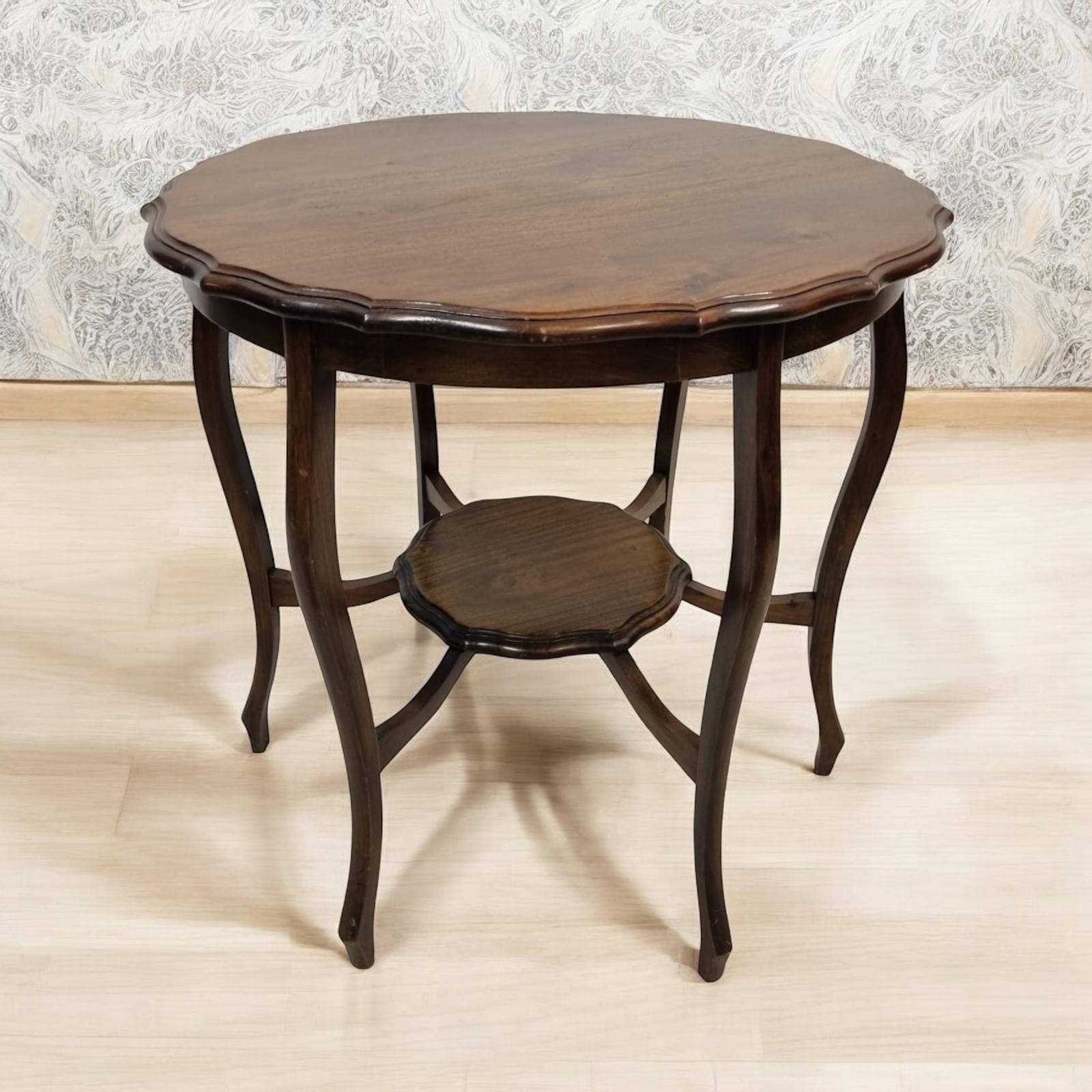 Antique Victorian Mahogany Side Table / 6 Legged c.1890 (1 of 8)