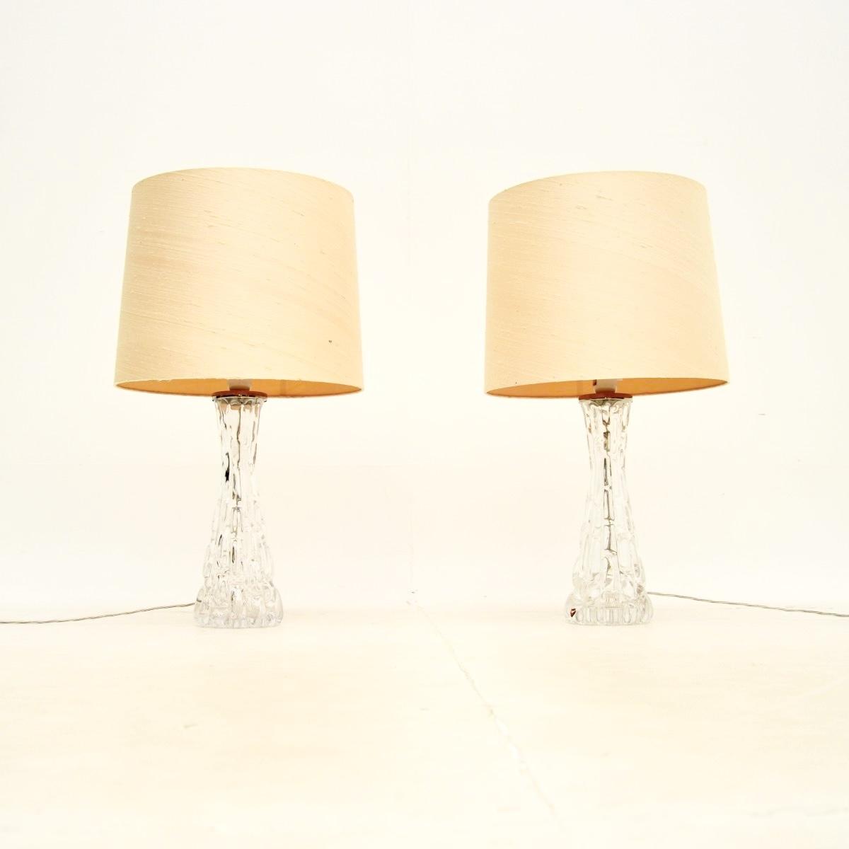 Pair of Vintage Swedish Table Lamps by Carl Fagerlund for Orrefors (1 of 8) Pair of Vintage Swedish Table Lamps by Carl Fagerlund for Orrefors (1 of 8)