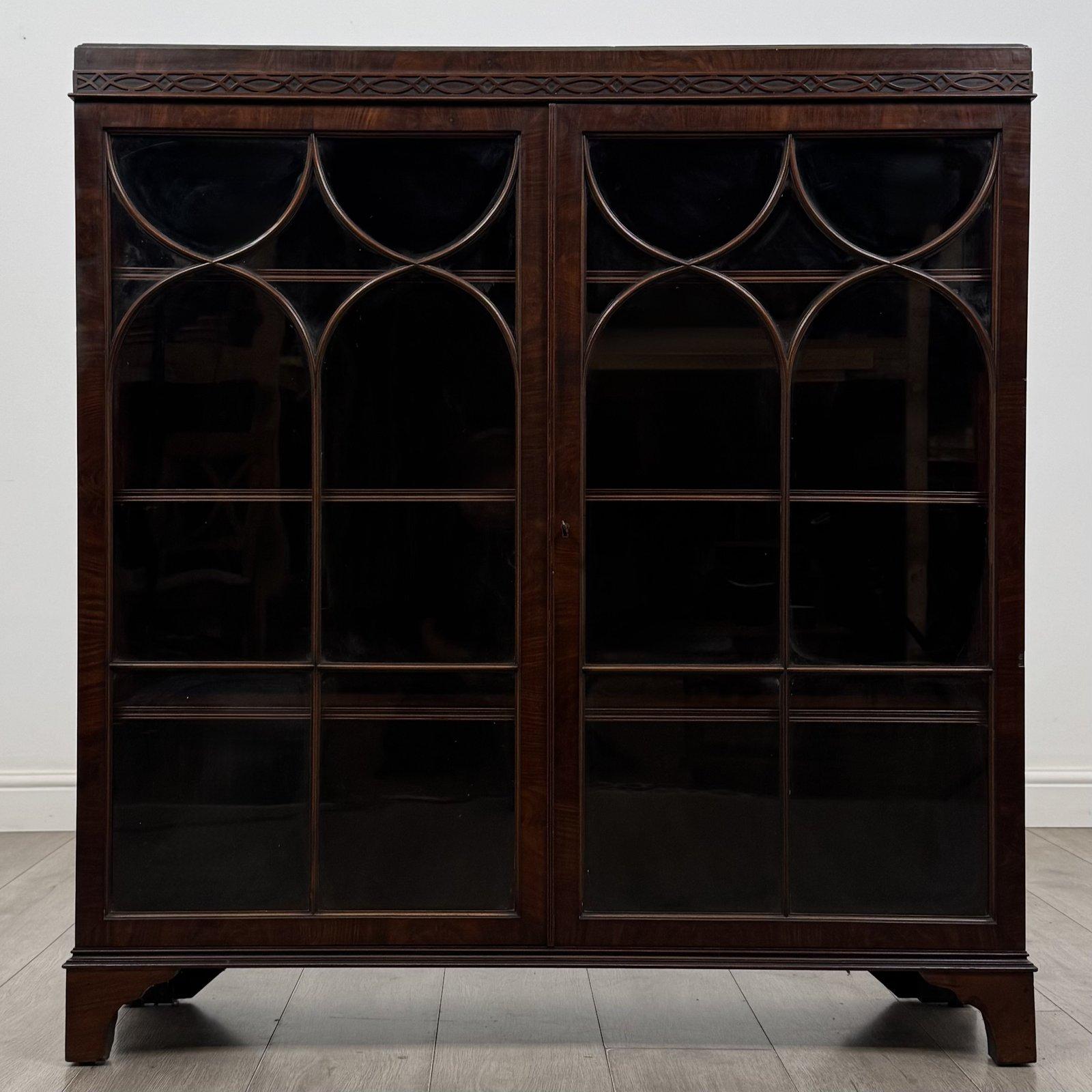 Antique Edwardian Mahogany Display Cabinet | Astragal Glazed | AF-6643 (1 of 10) Antique Edwardian Mahogany Display Cabinet | Astragal Glazed | AF-6643 (1 of 10)