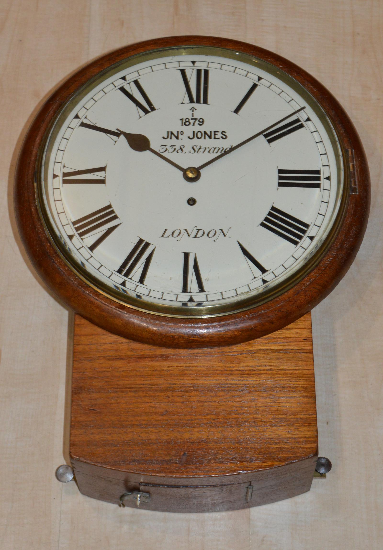 Jones Strand London Fusee Wall Clock (1 of 6) Jones Strand London Fusee Wall Clock (1 of 6)