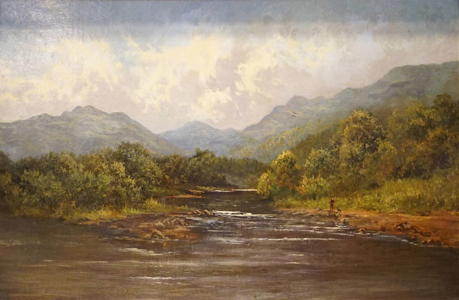 Fishing on the River Affric - Scotland c.1880 (1 of 1) Fishing on the River Affric - Scotland c.1880 (1 of 1)